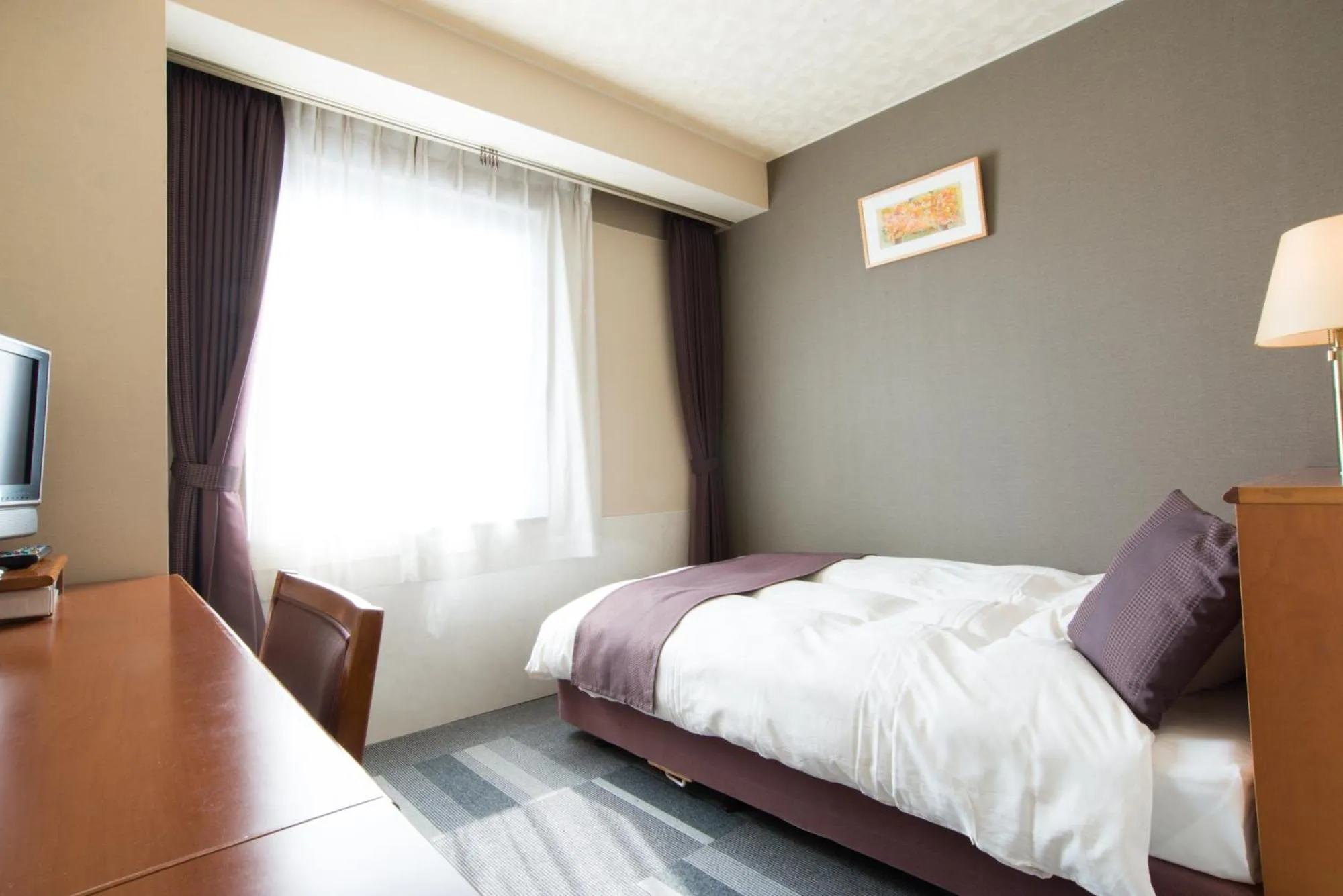 Bed in Hotel Hachiman