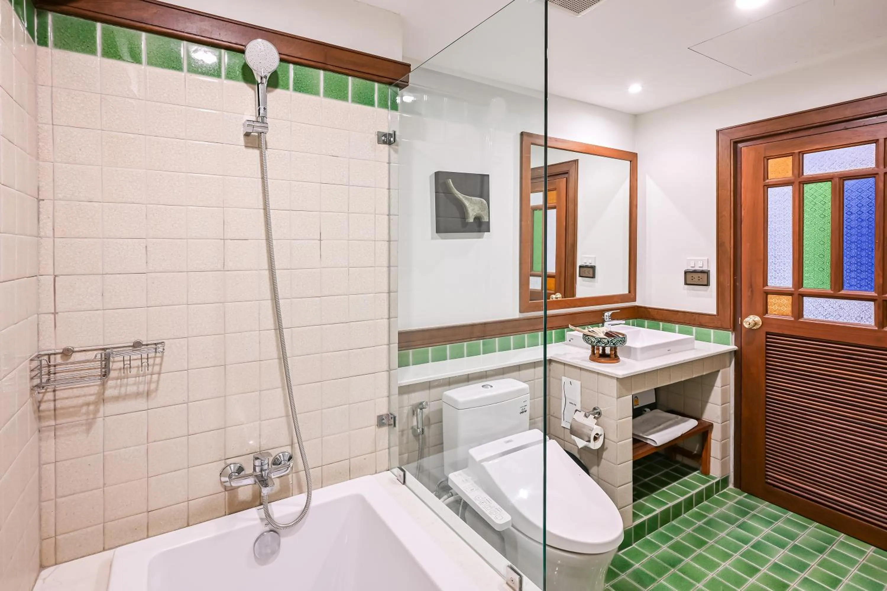 Bathroom in Villa Sanpakoi