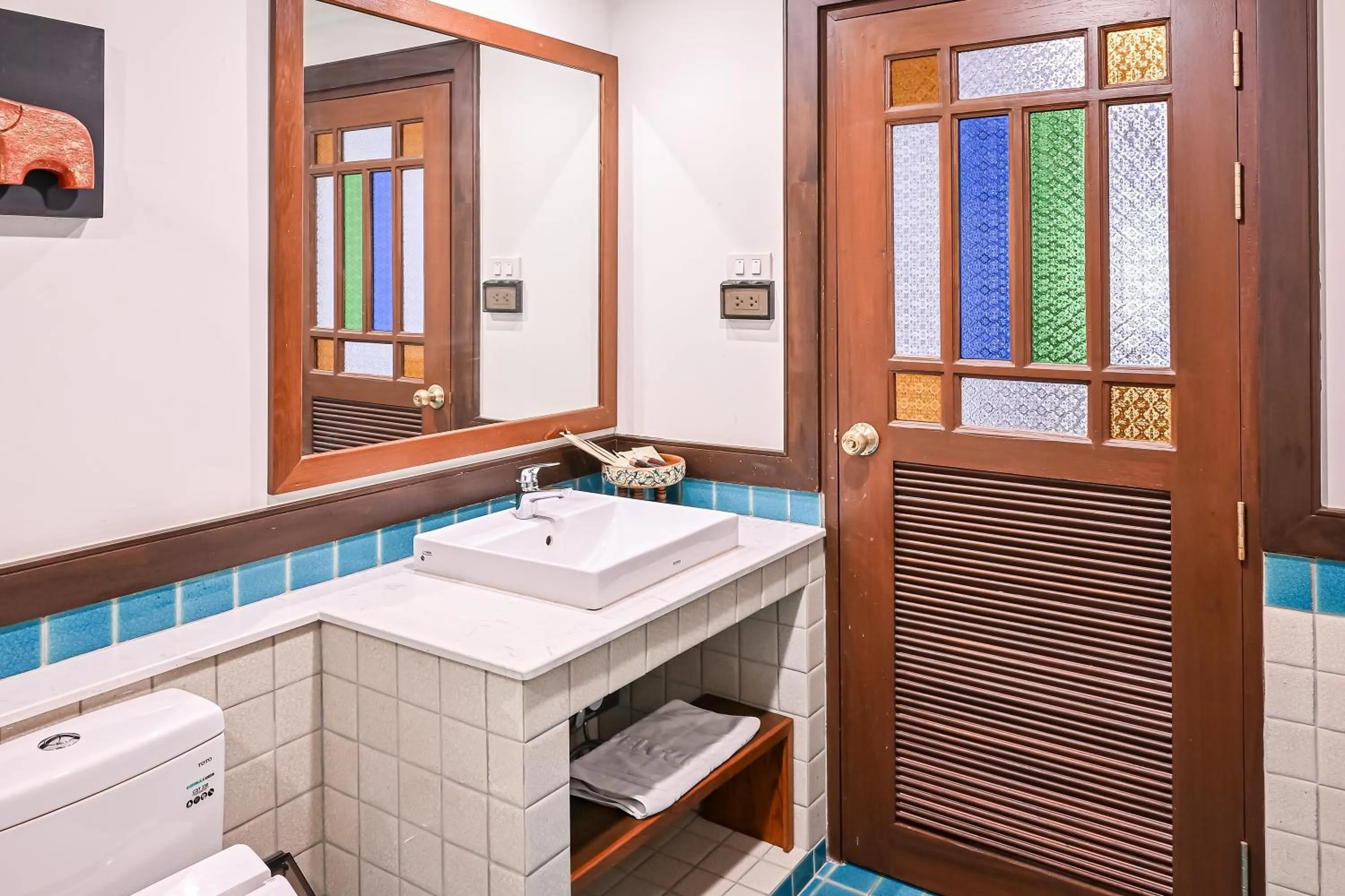 Bathroom in Villa Sanpakoi