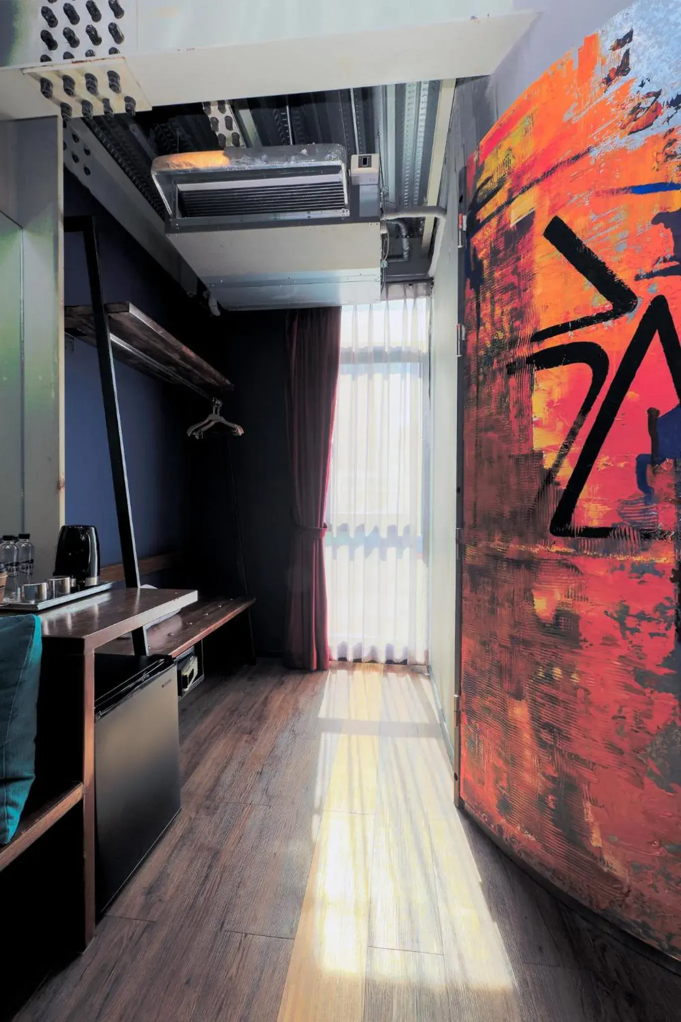 Bedroom in MeStyle Garage Hotel Bedroom in MeStyle Garage Hotel