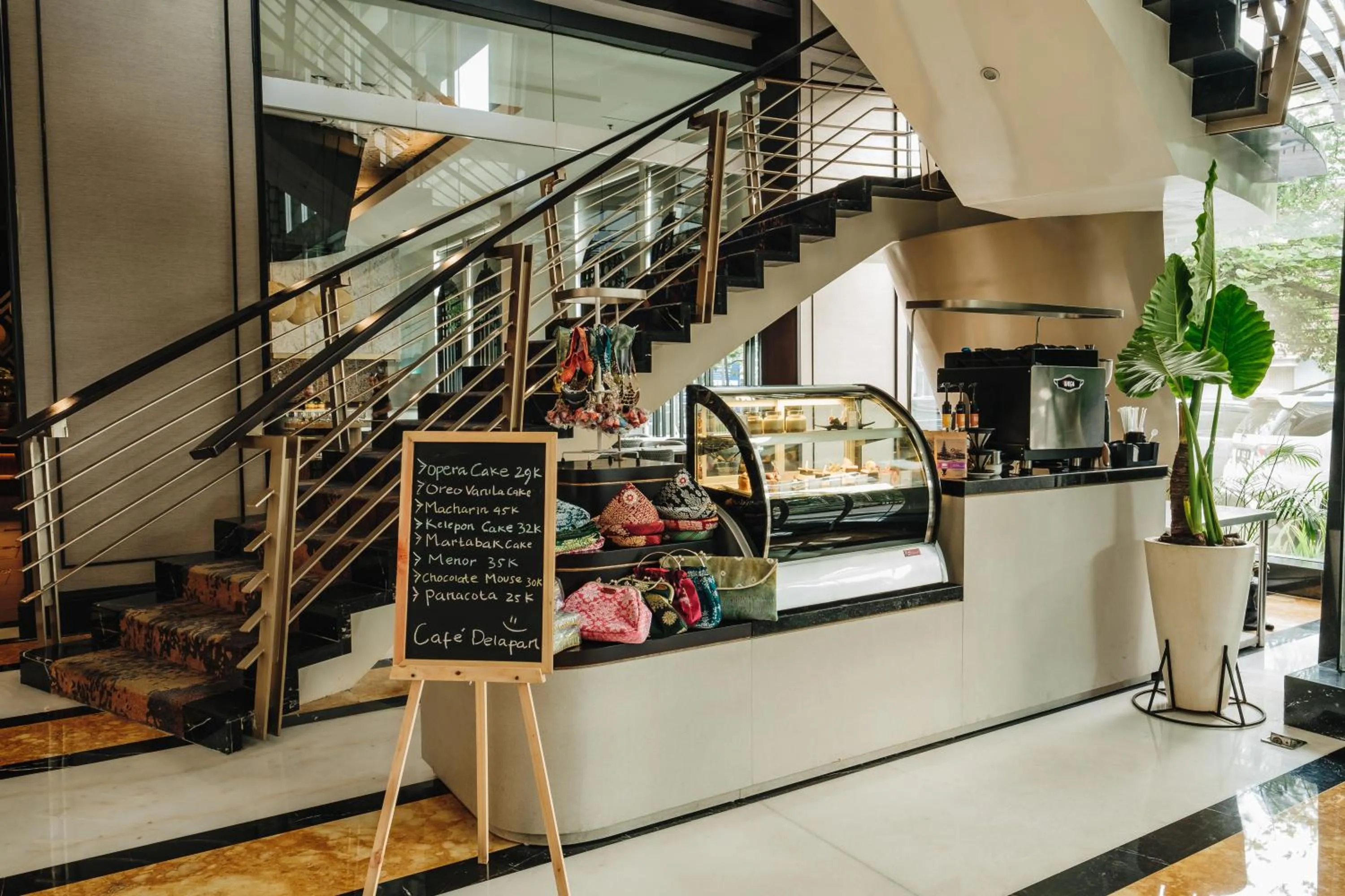 Lobby or reception in The Alts Hotel