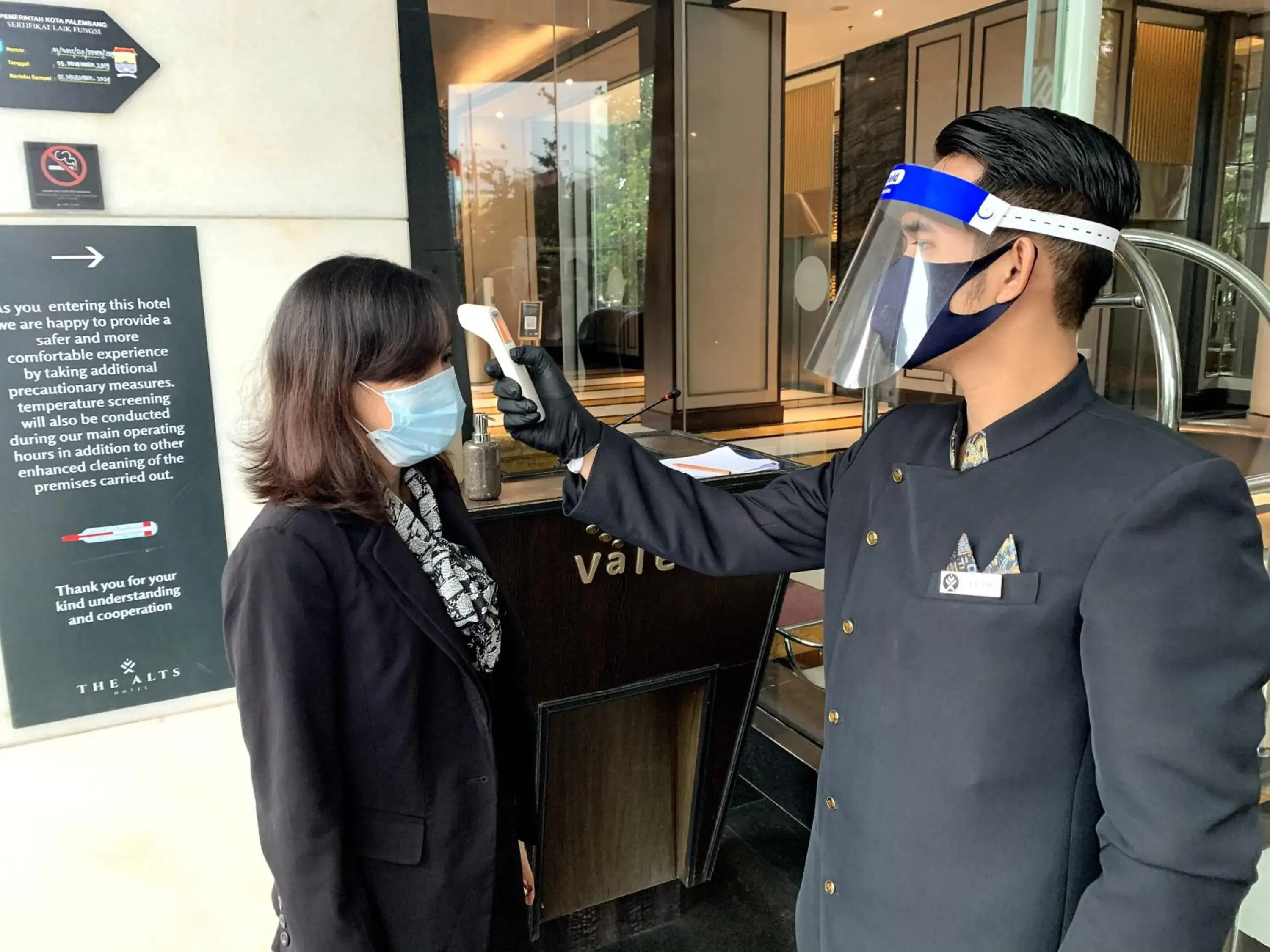 Staff in The Alts Hotel Staff in The Alts Hotel