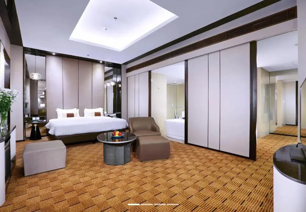 Bed in The Alts Hotel Bed in The Alts Hotel