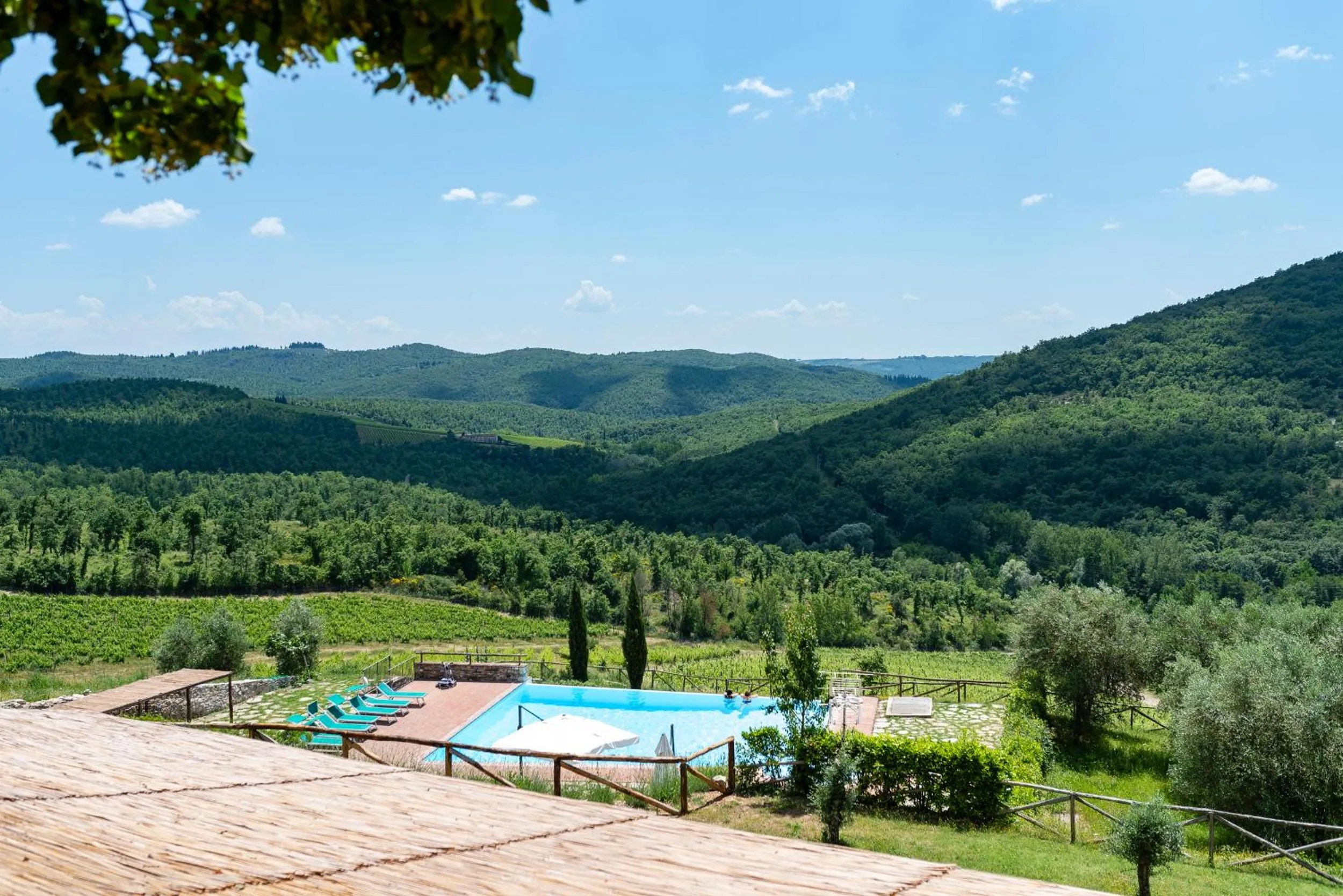 Swimming pool in Castello Di Meleto
