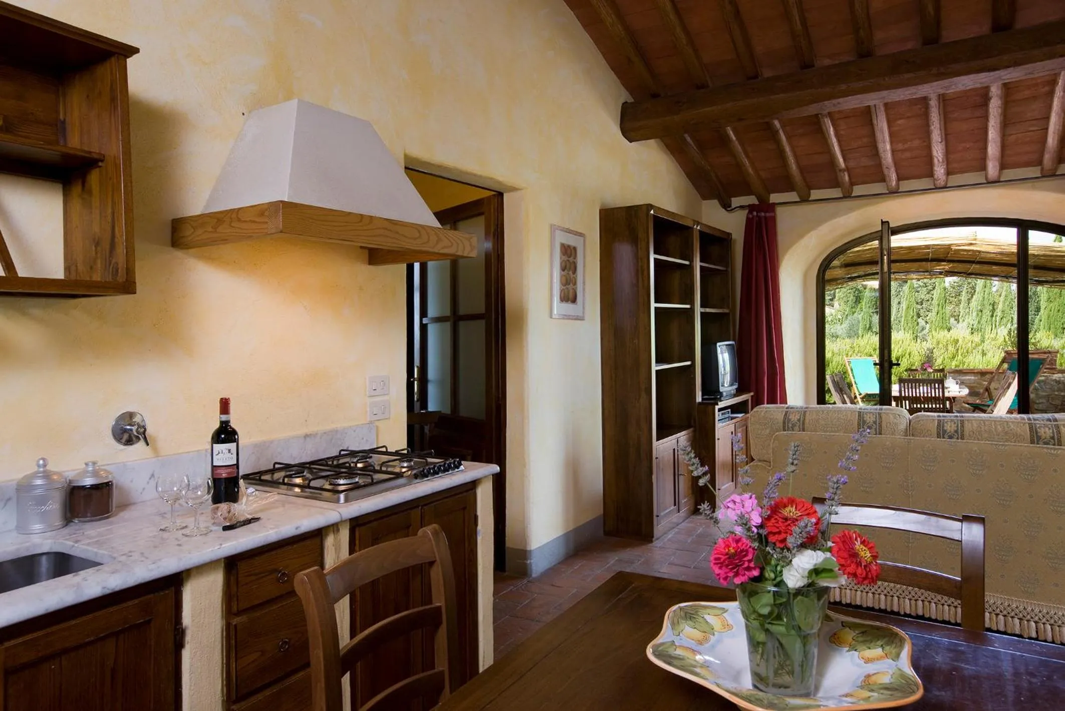 Kitchen or kitchenette in Castello Di Meleto