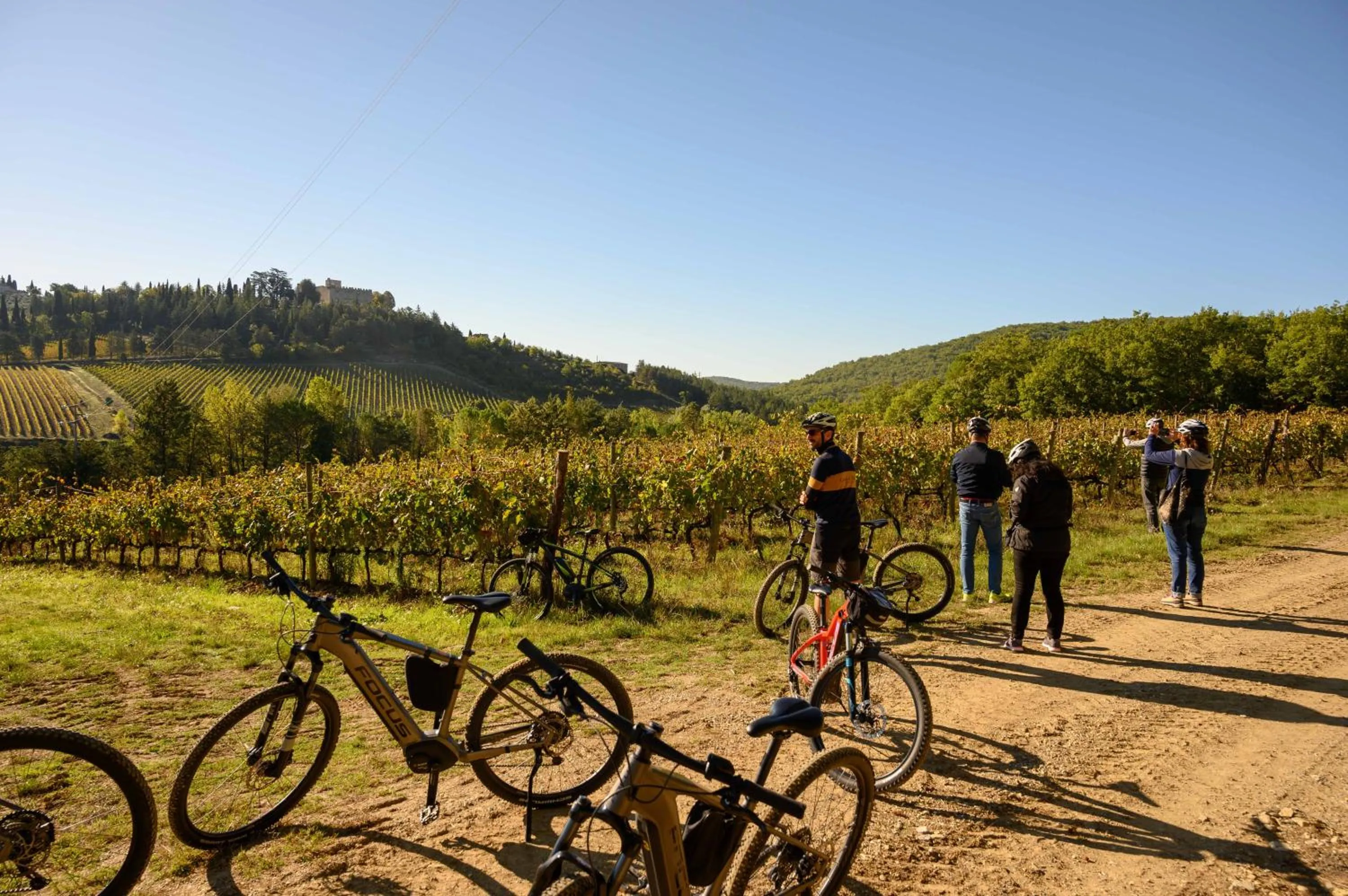 Cycling in Castello Di Meleto