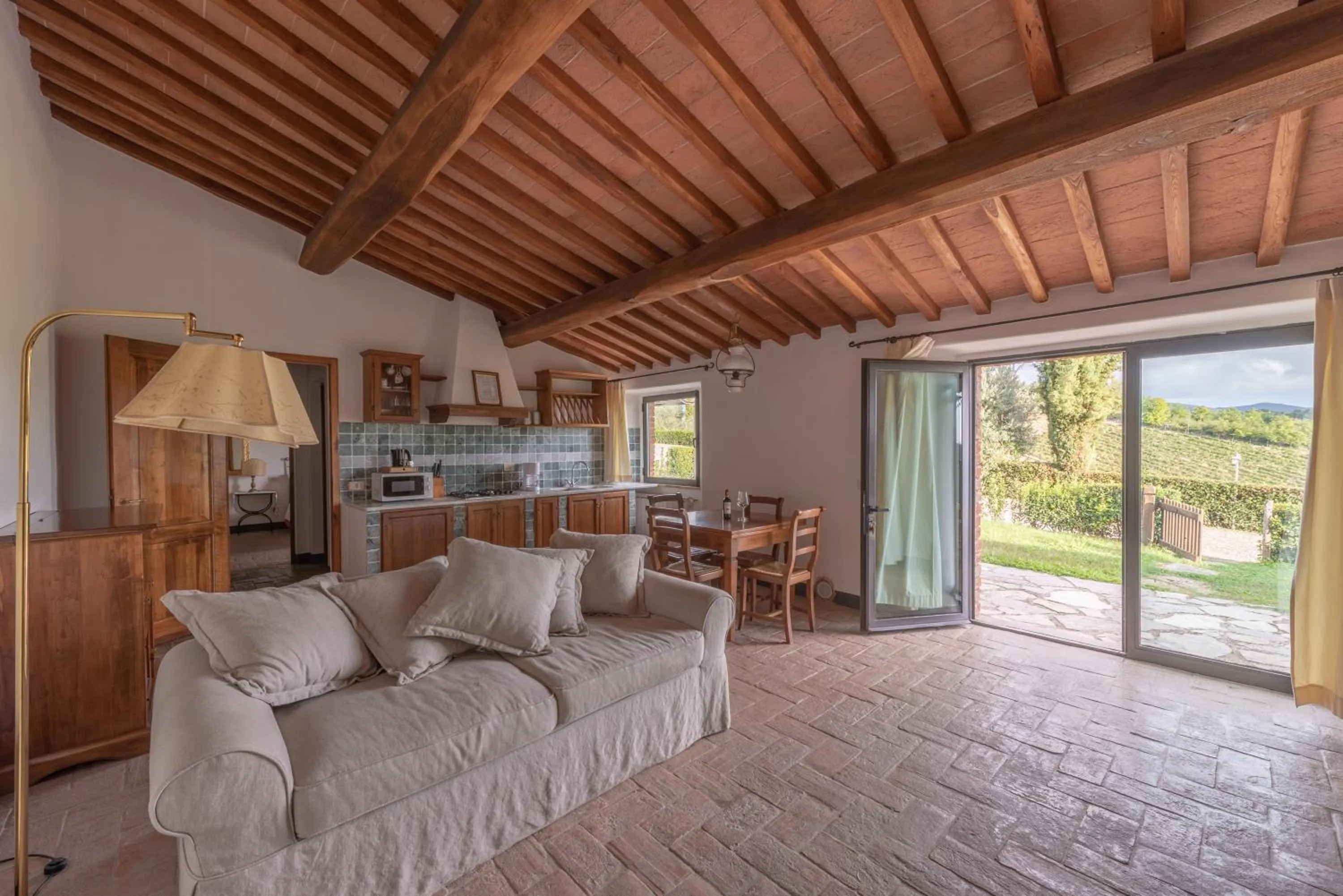 Living room in Castello Di Meleto