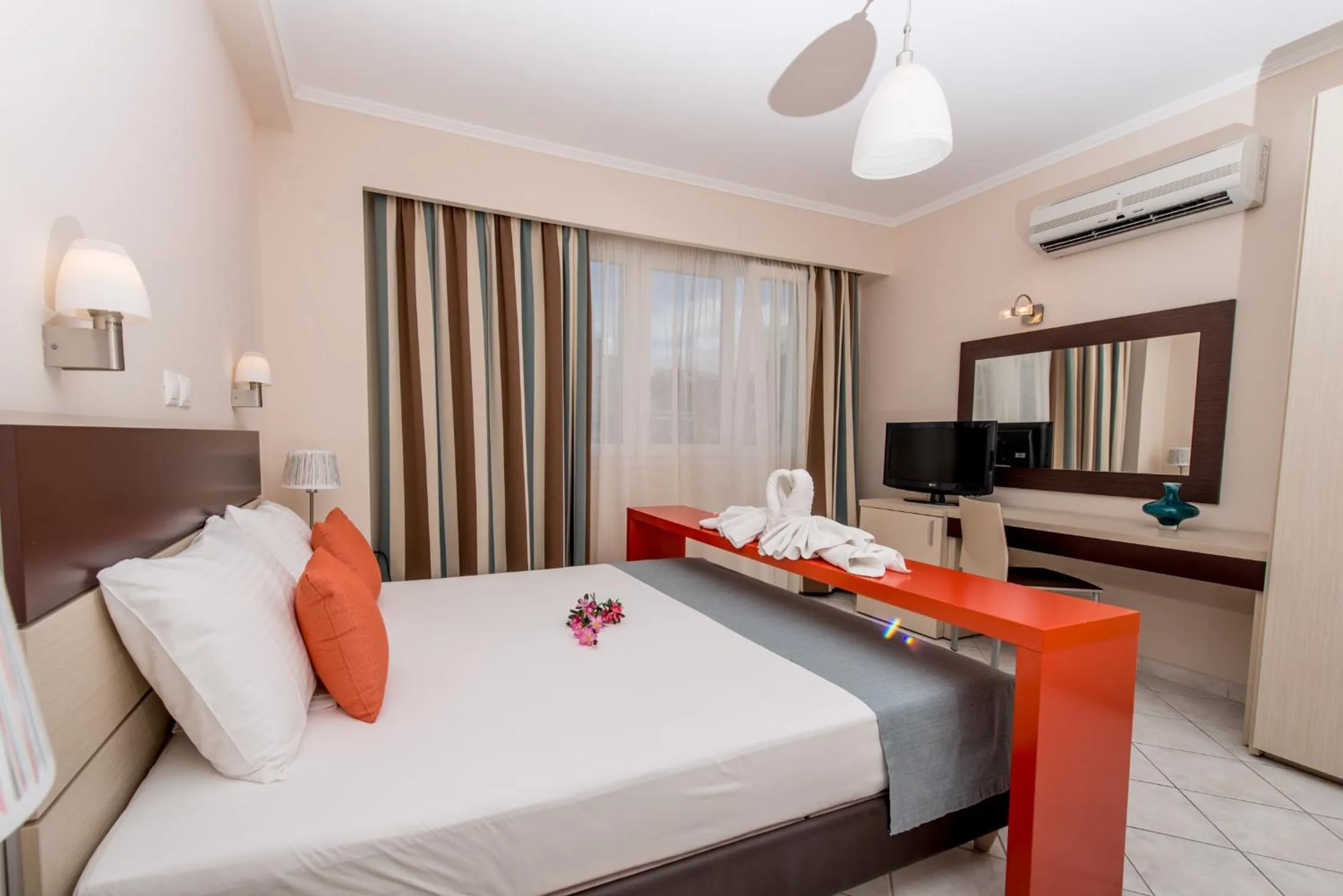 Bed in Al Mare Hotel