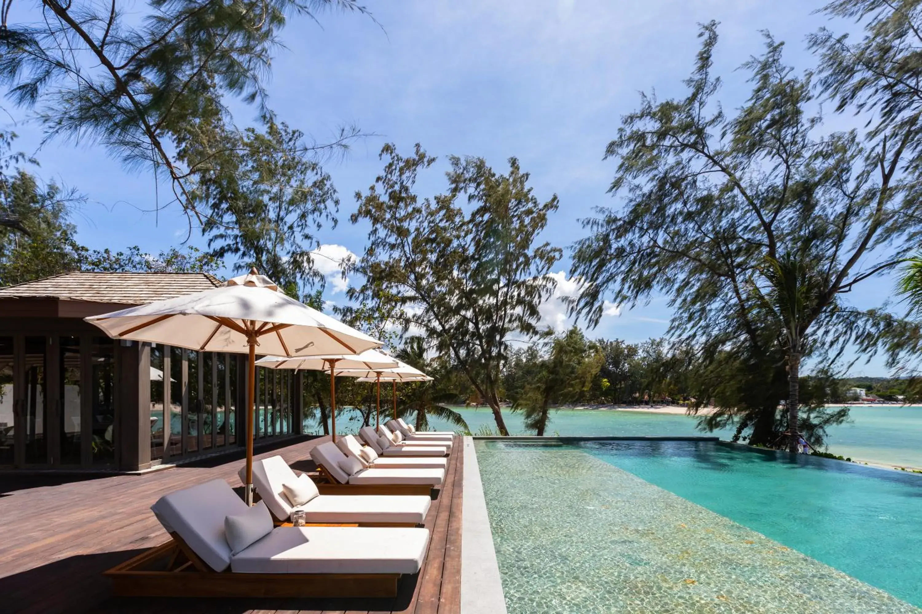 Swimming pool in Cape Fahn Hotel Samui Swimming pool in Cape Fahn Hotel Samui