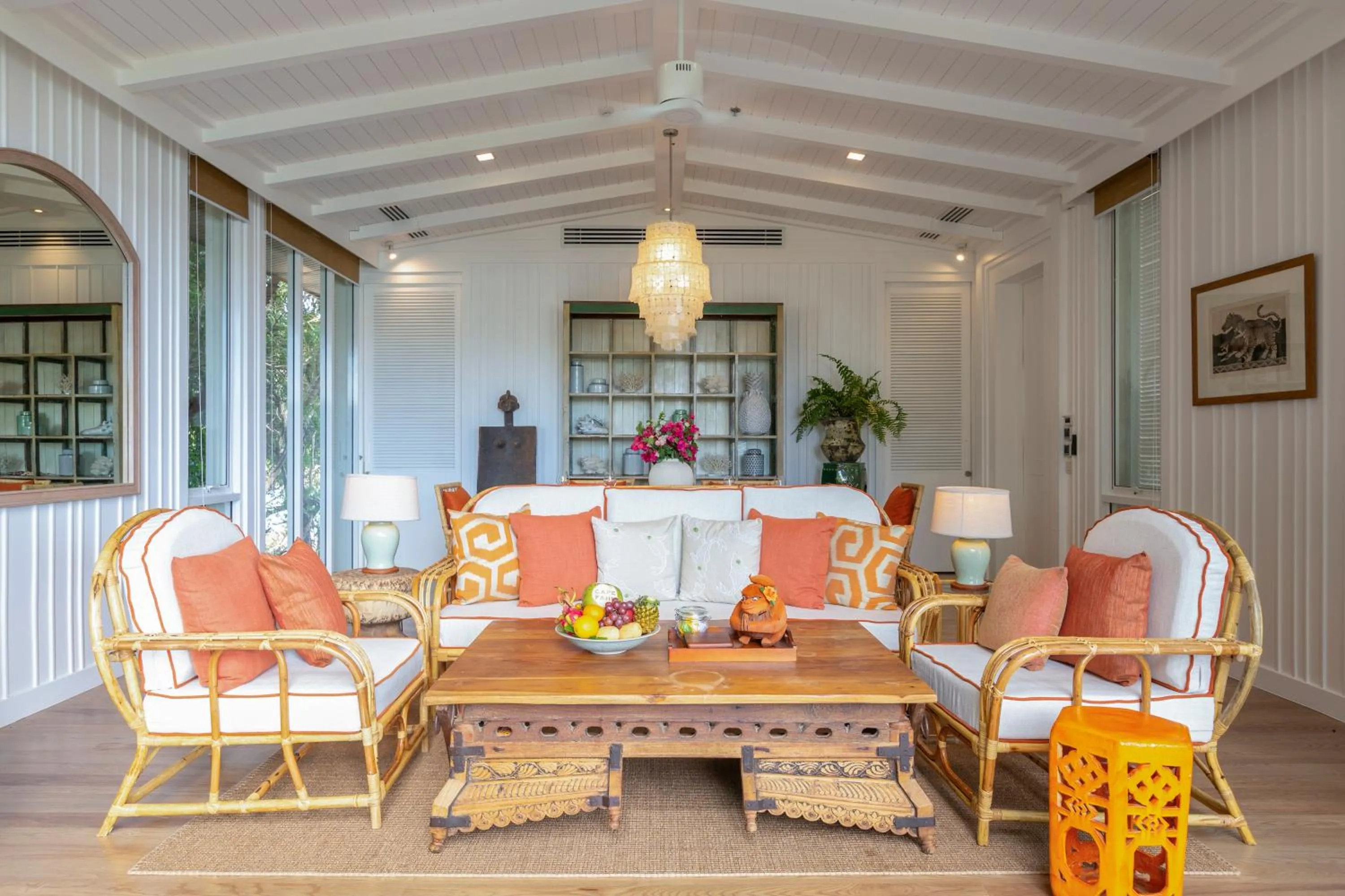 Living room in Cape Fahn Hotel - Private Islands Samui