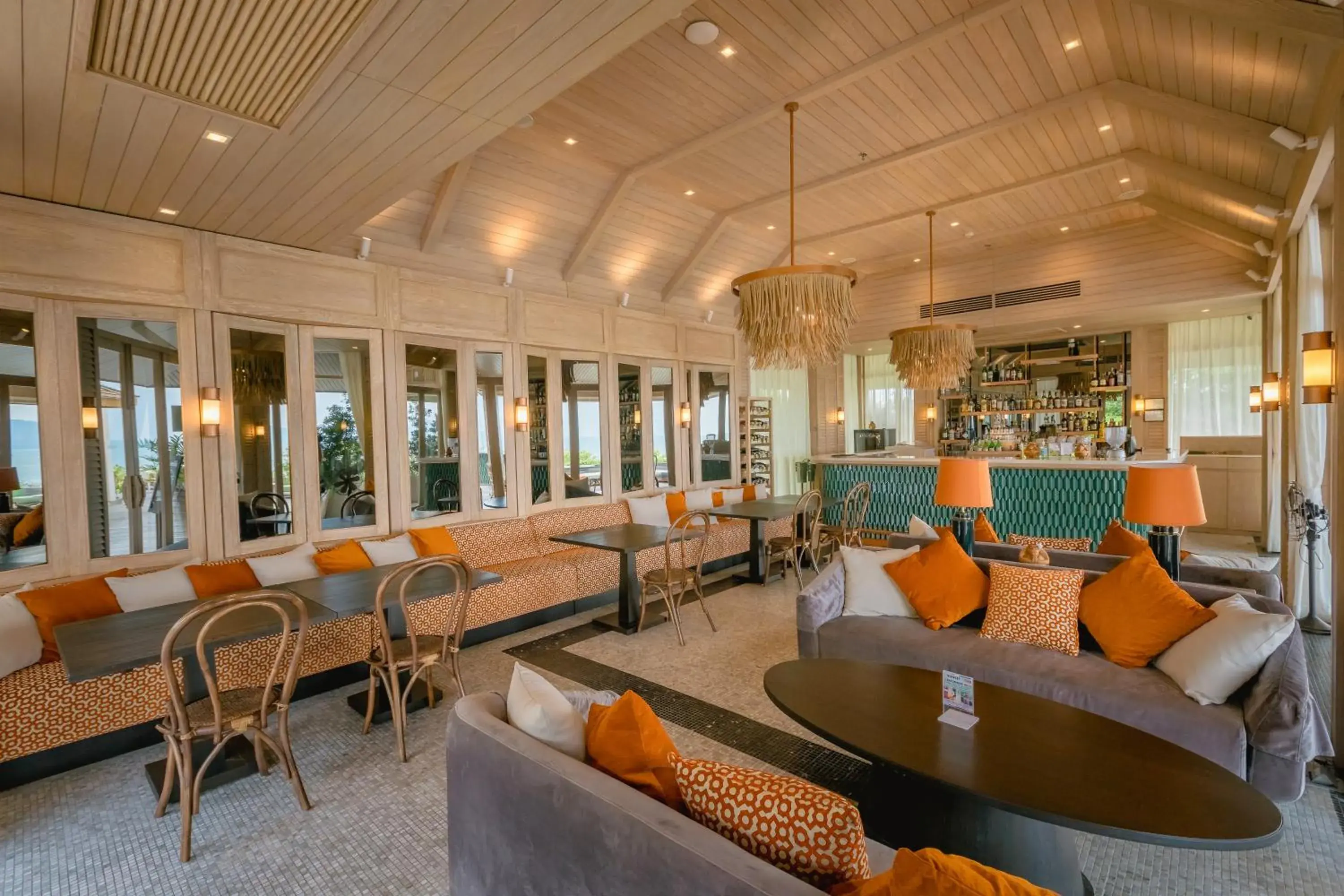 Lounge or bar in Cape Fahn Hotel Samui Lounge or bar in Cape Fahn Hotel Samui