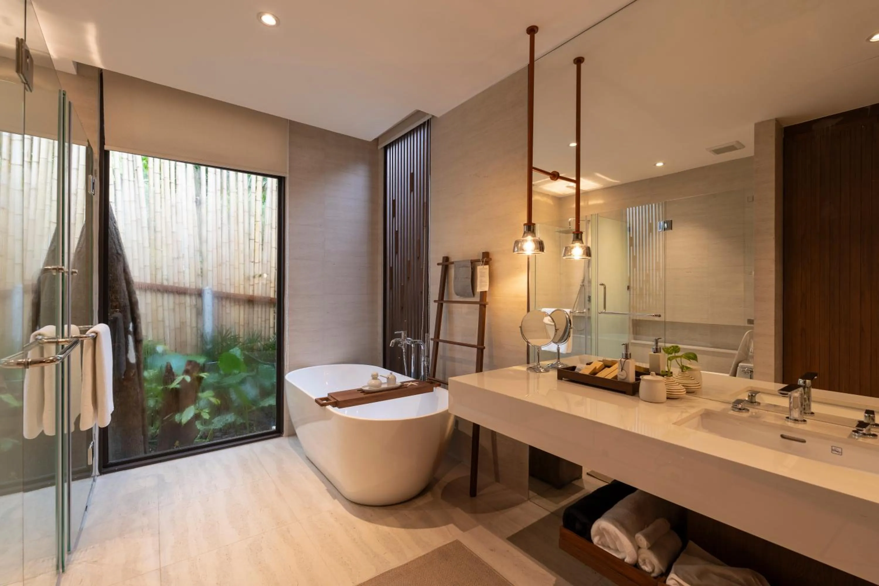 Bathroom in Cape Fahn Hotel - Private Islands Samui