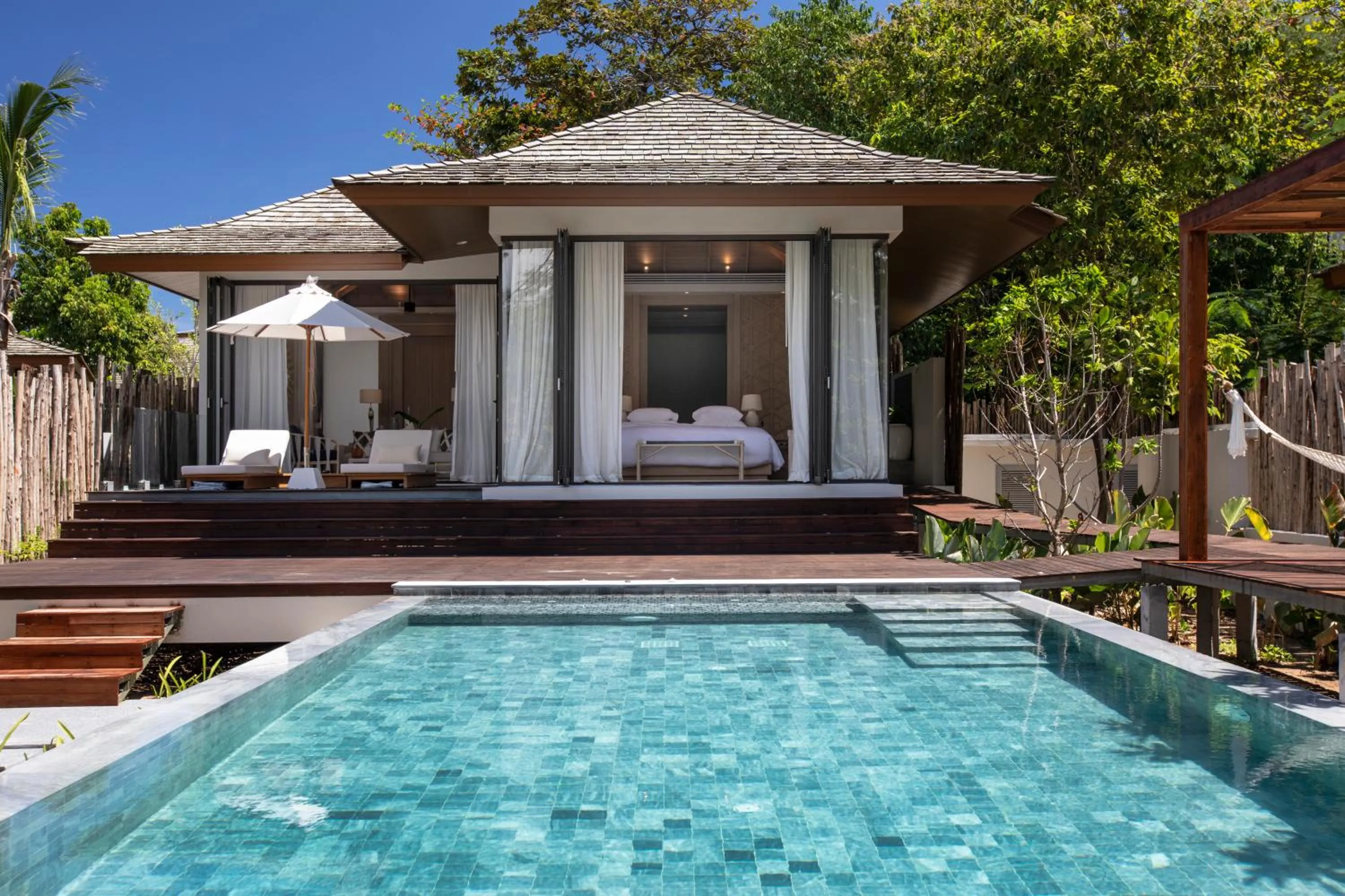 Bedroom in Cape Fahn Hotel - Private Islands Samui