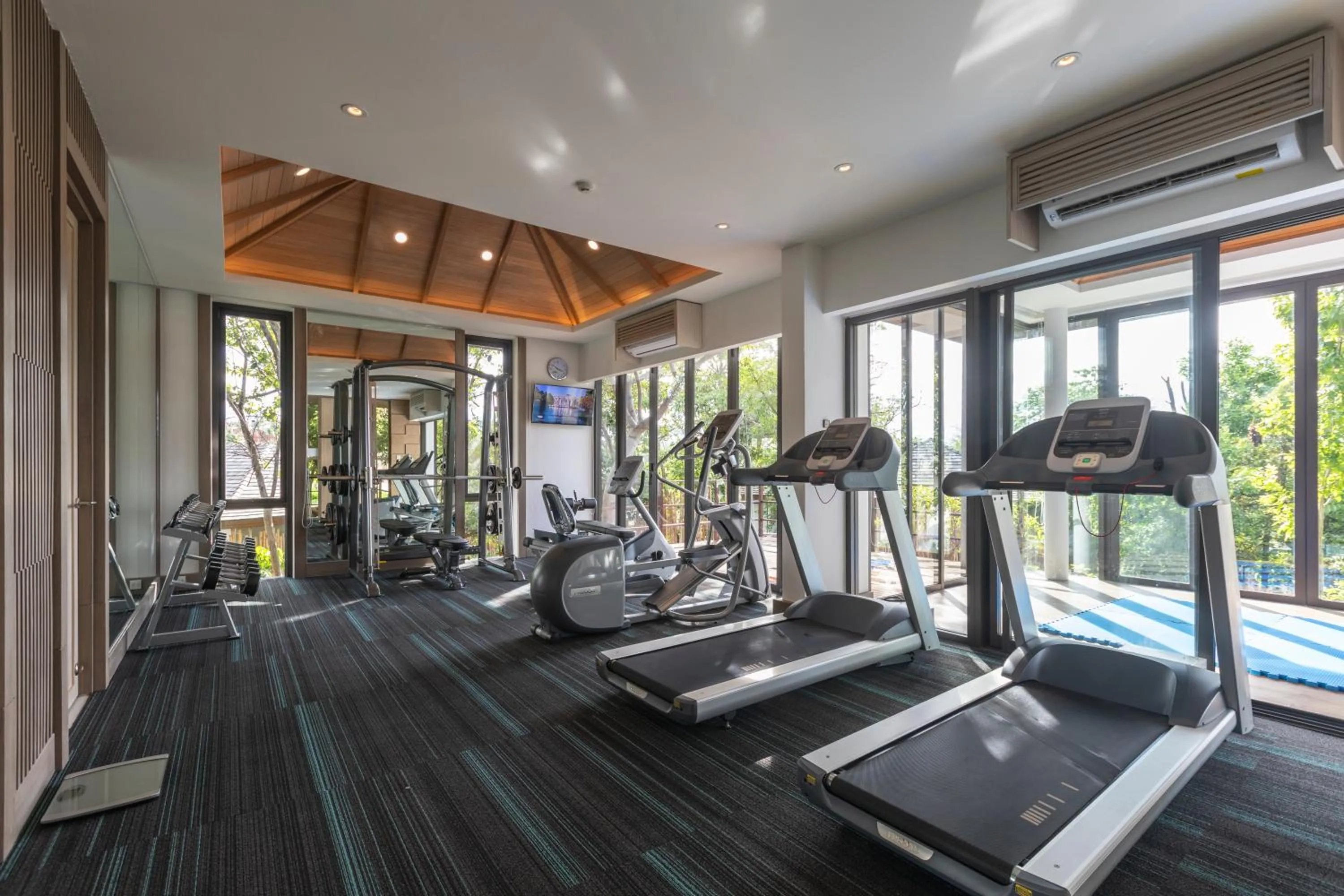 Fitness centre/facilities in Cape Fahn Hotel - Private Islands Samui