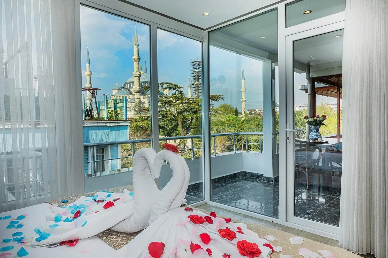 View (from property/room), Bed in Aristocrat Hotel View (from property/room), Bed in Aristocrat Hotel