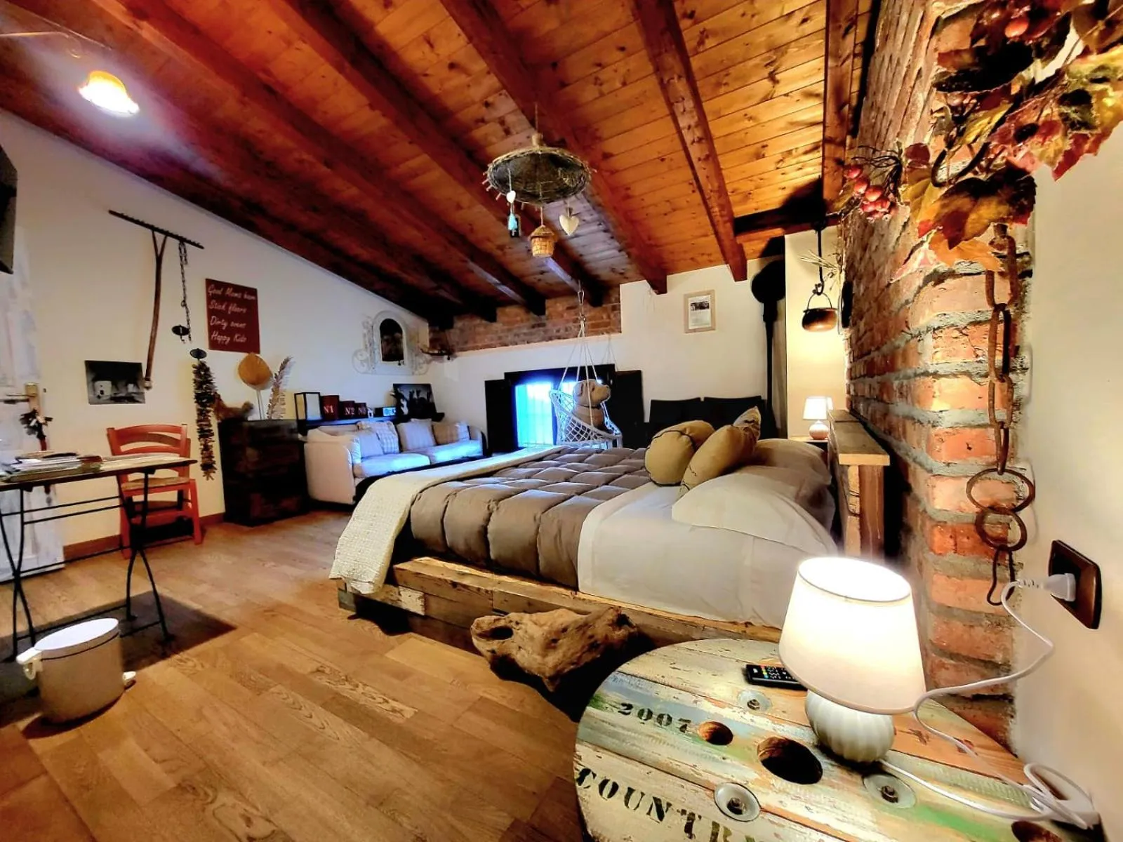 Bed in B&B Relais Cascina al Campaccio