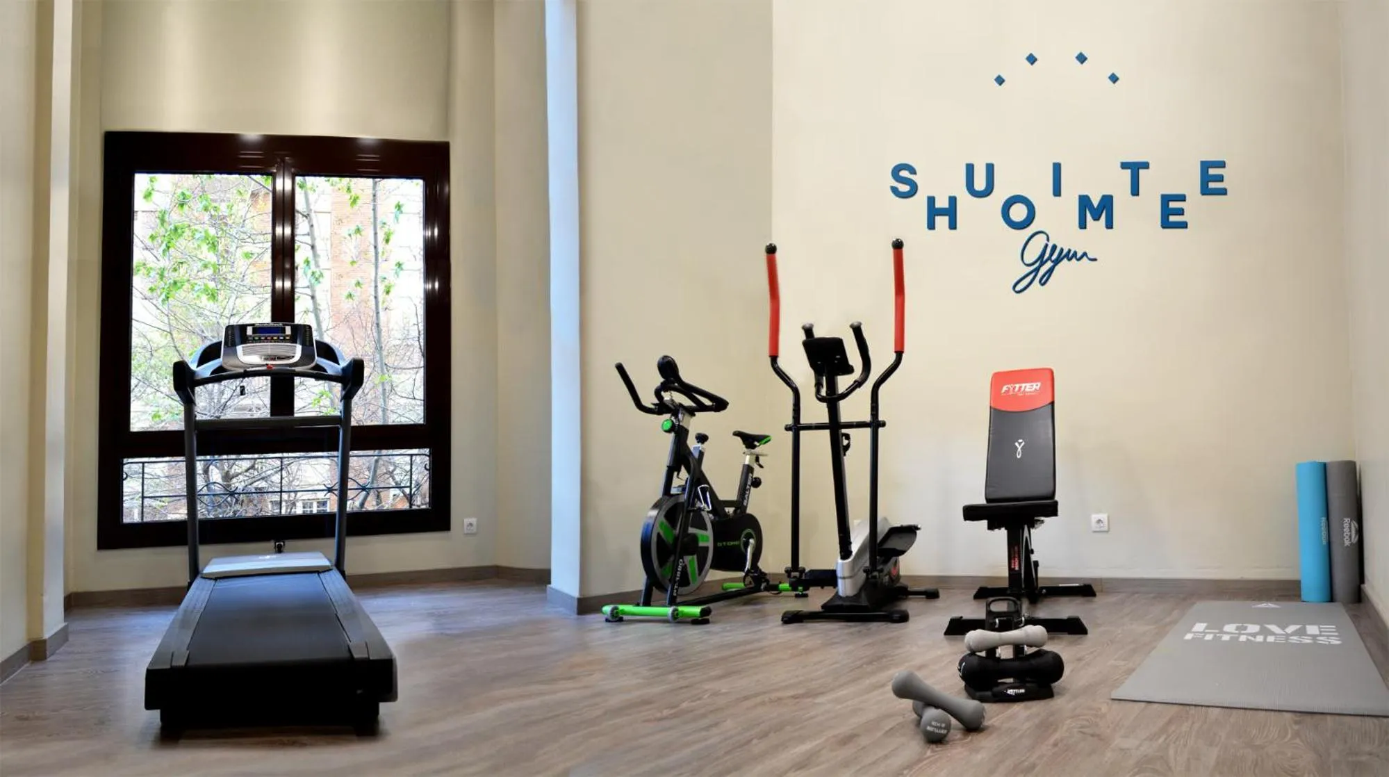 Fitness centre/facilities in Suite Home Sagrada Familia