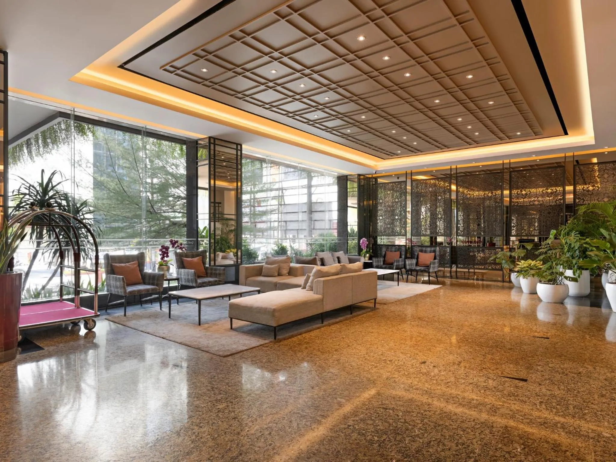 Lobby or reception in Grand Zuri Pekanbaru