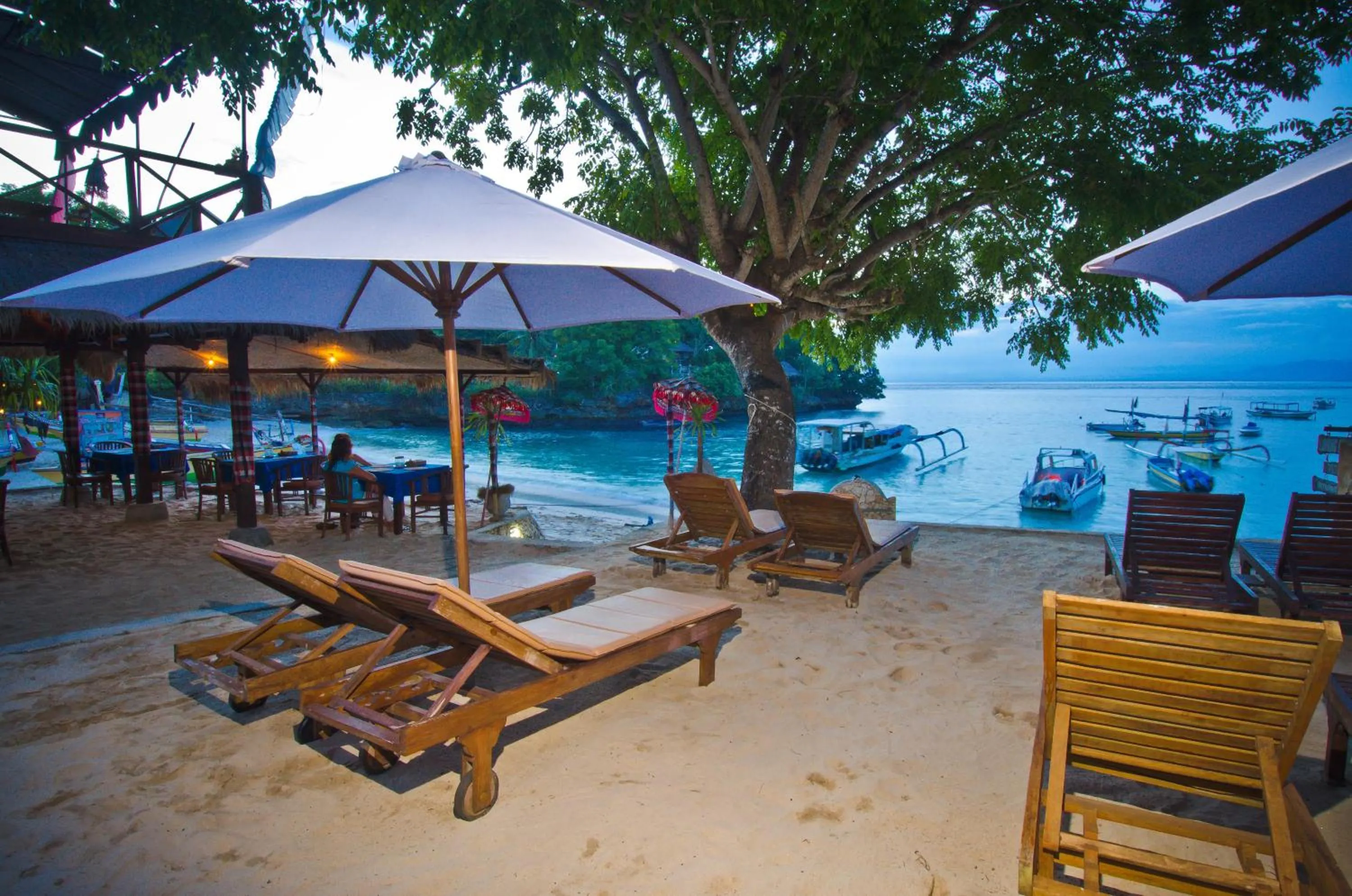 Beach in Lumbung Bali Huts