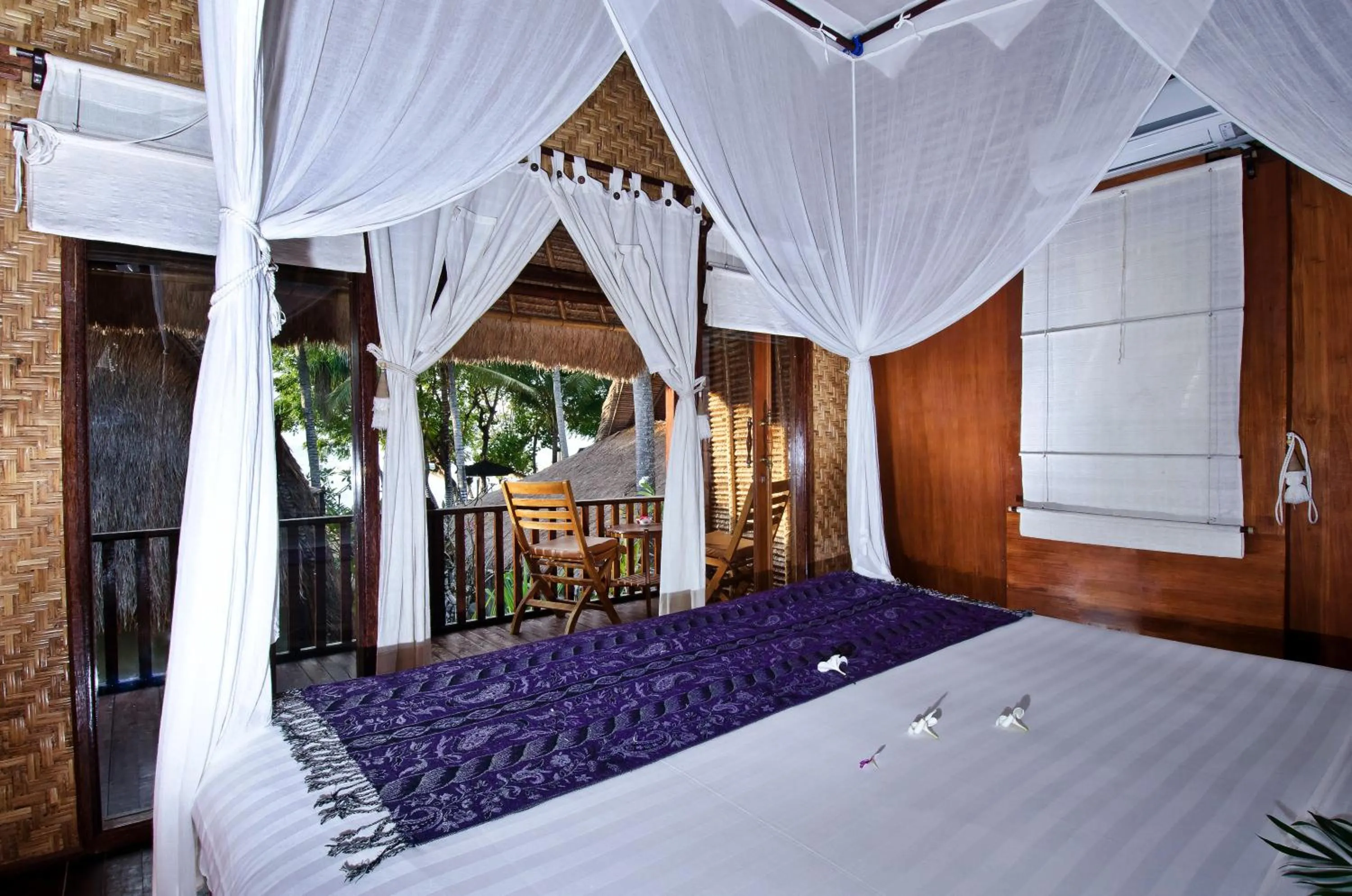 Bed in Lumbung Bali Huts