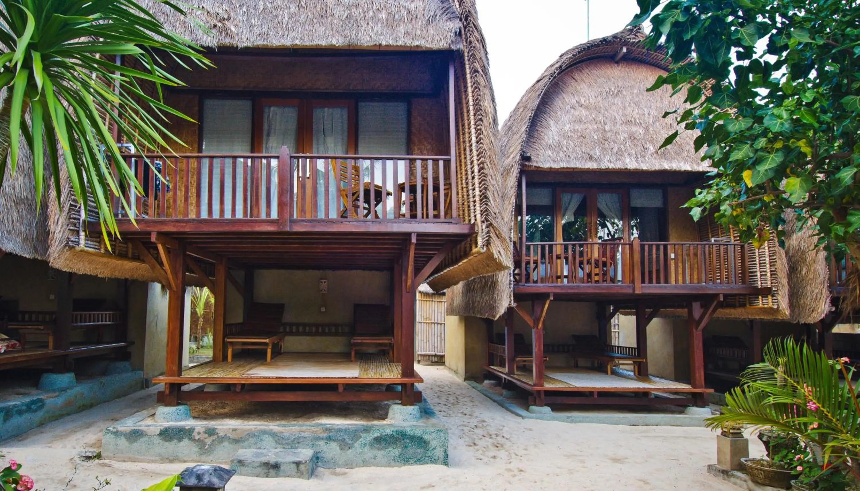 Facade/entrance in Lumbung Bali Huts
