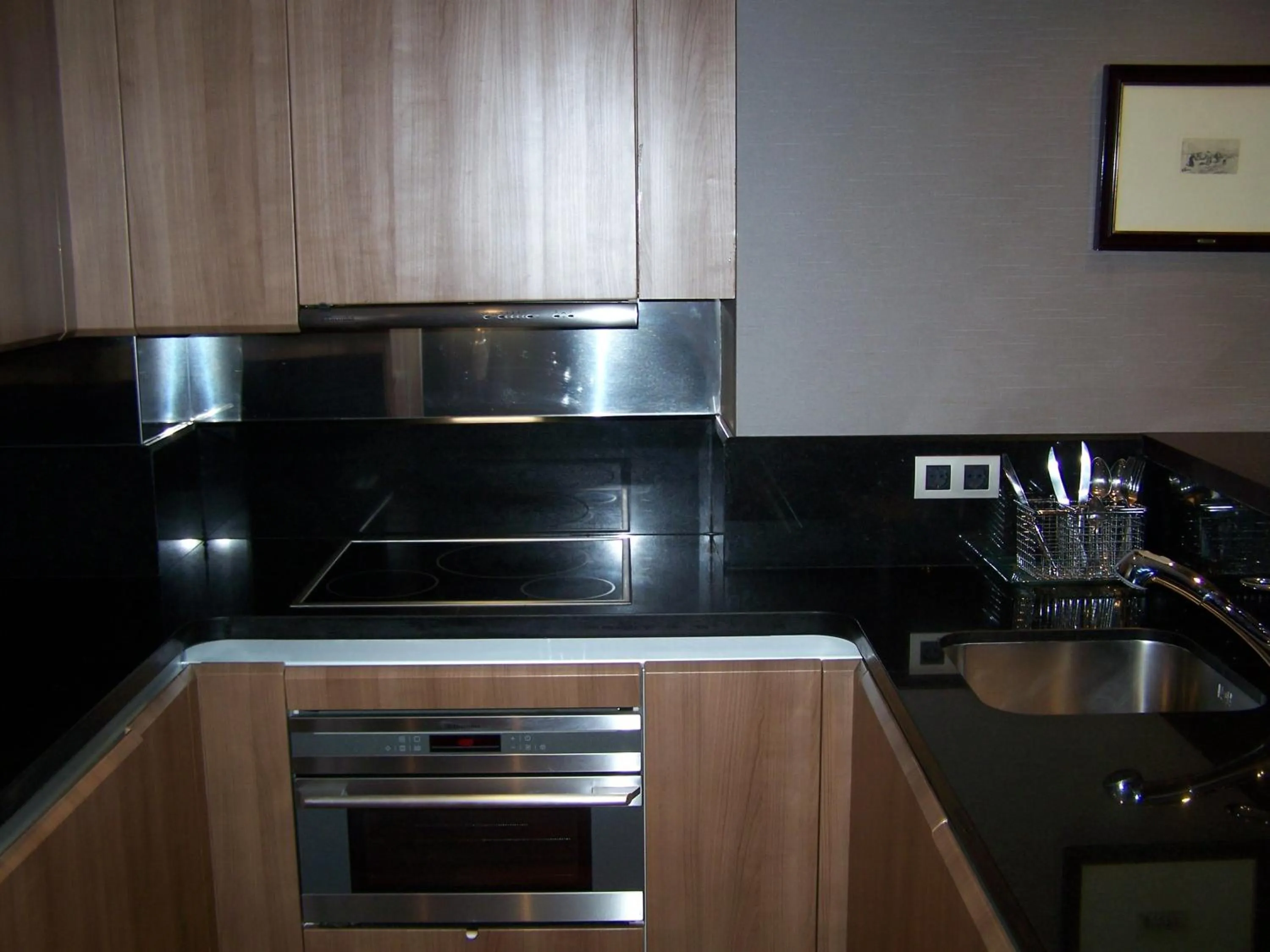 Kitchen or kitchenette in Washington Parquesol Suites & Hotel