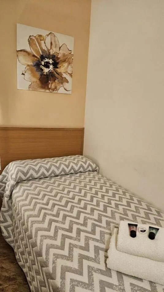 Bed in Hostal Rio De Castro