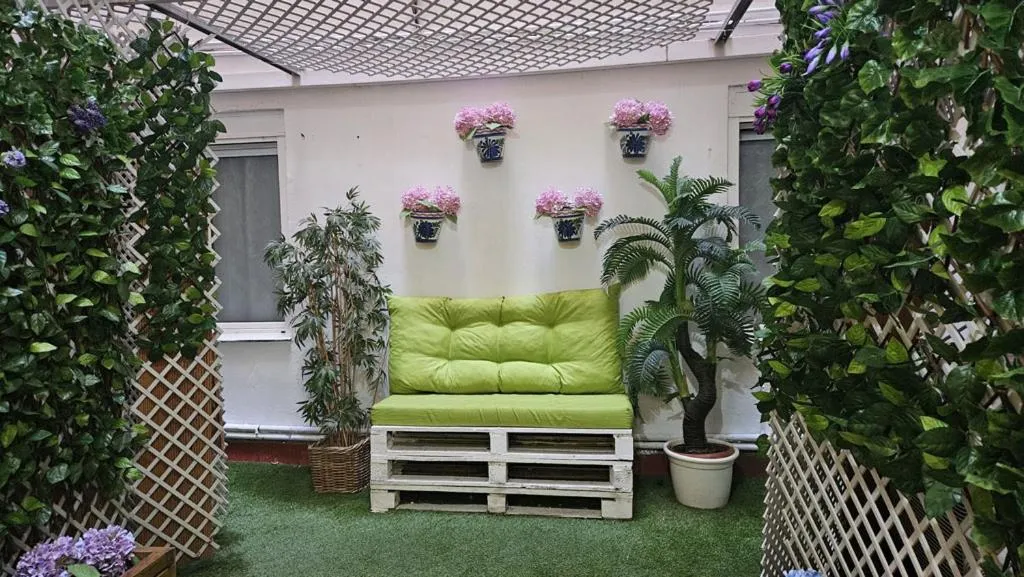 Patio in Hostal Rio De Castro