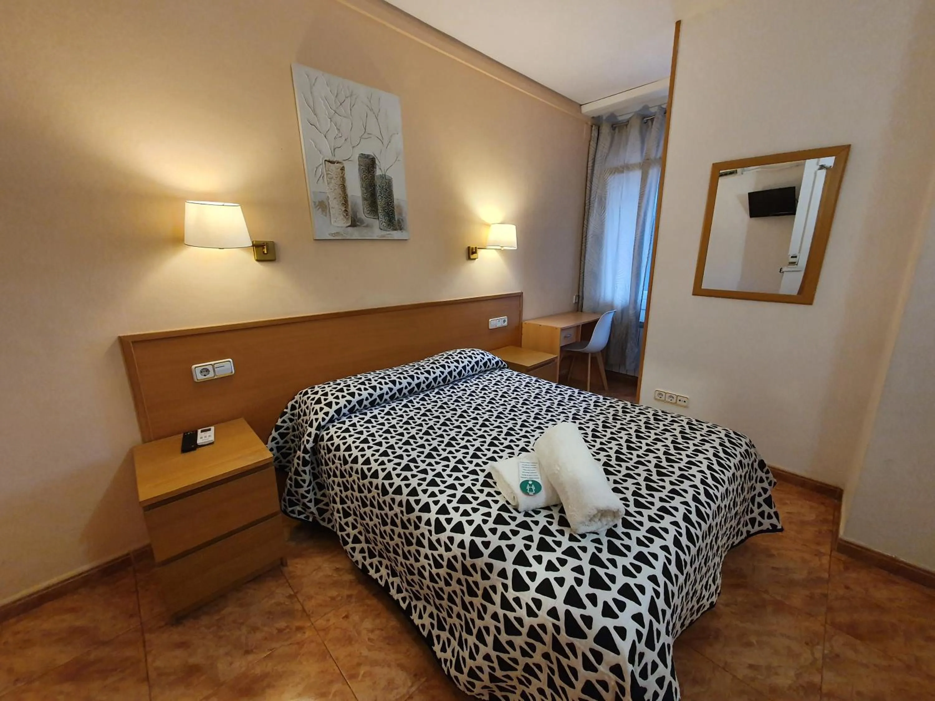 Bed in Hostal Rio De Castro