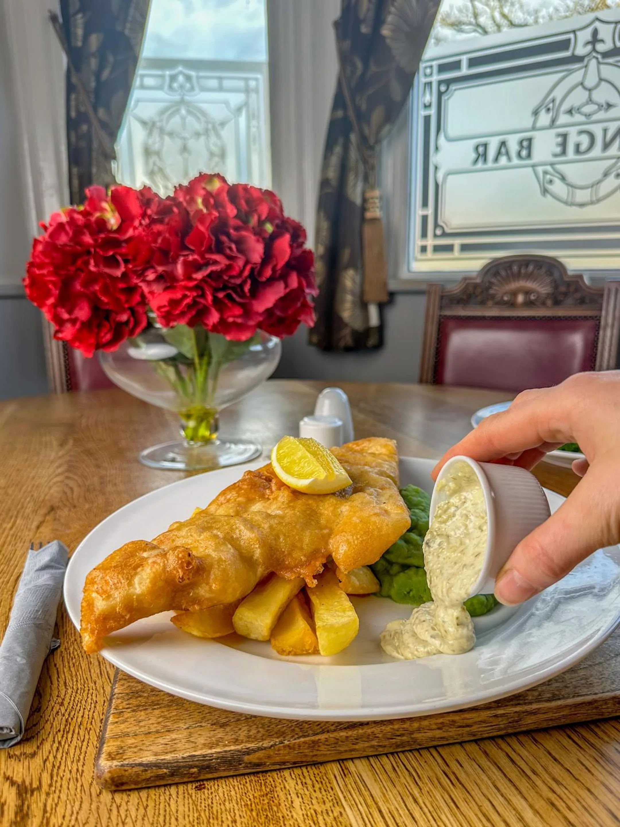 Food and drinks in The Corbet Arms