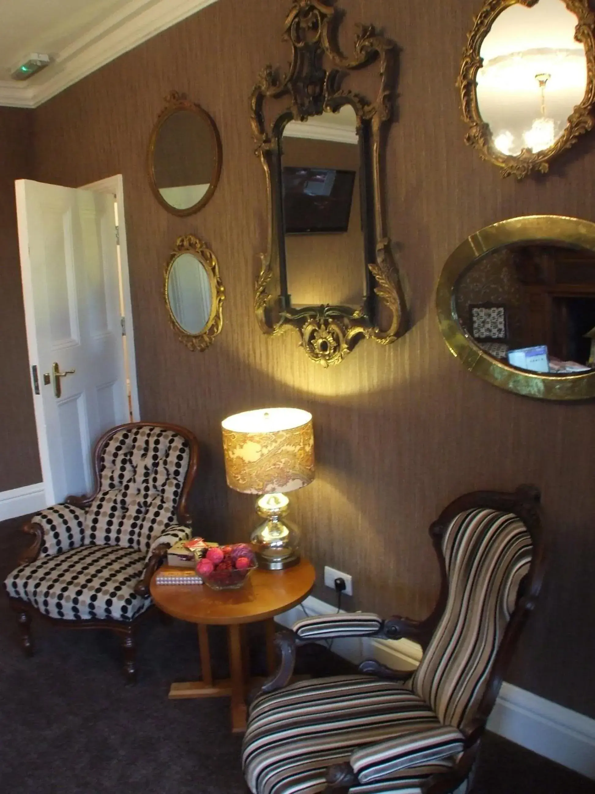 Seating Area in Grimscote Manor Hotel