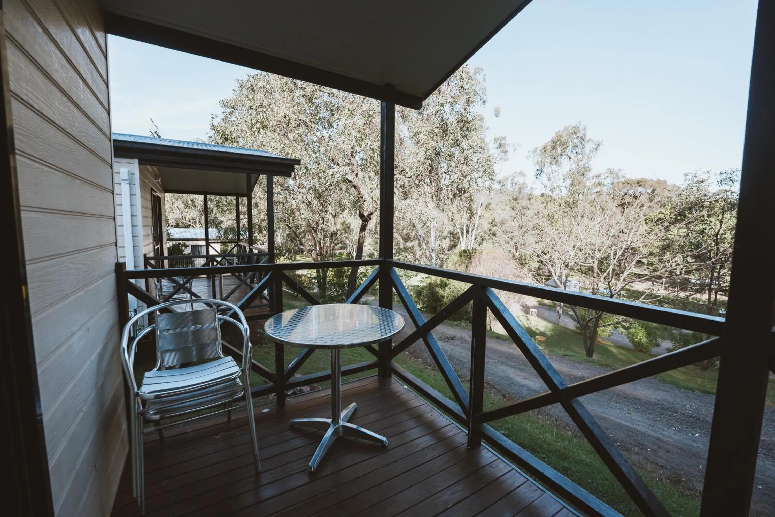 Balcony/Terrace in BIG4 Cania Gorge Holiday Park