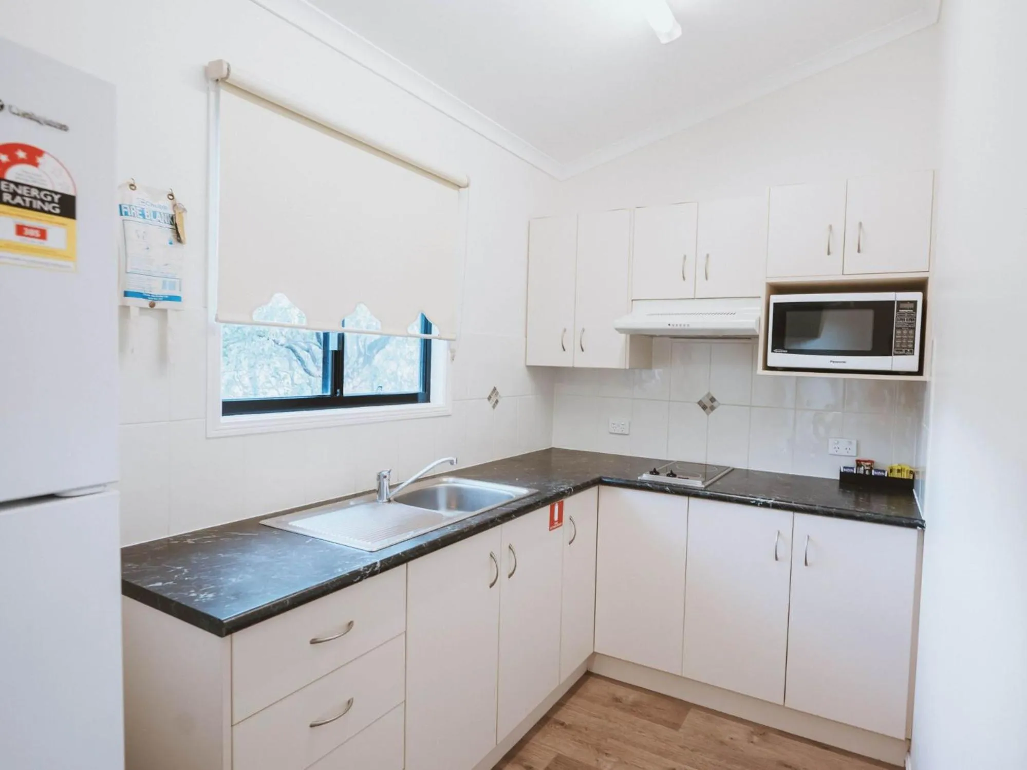 kitchen in BIG4 Cania Gorge Holiday Park