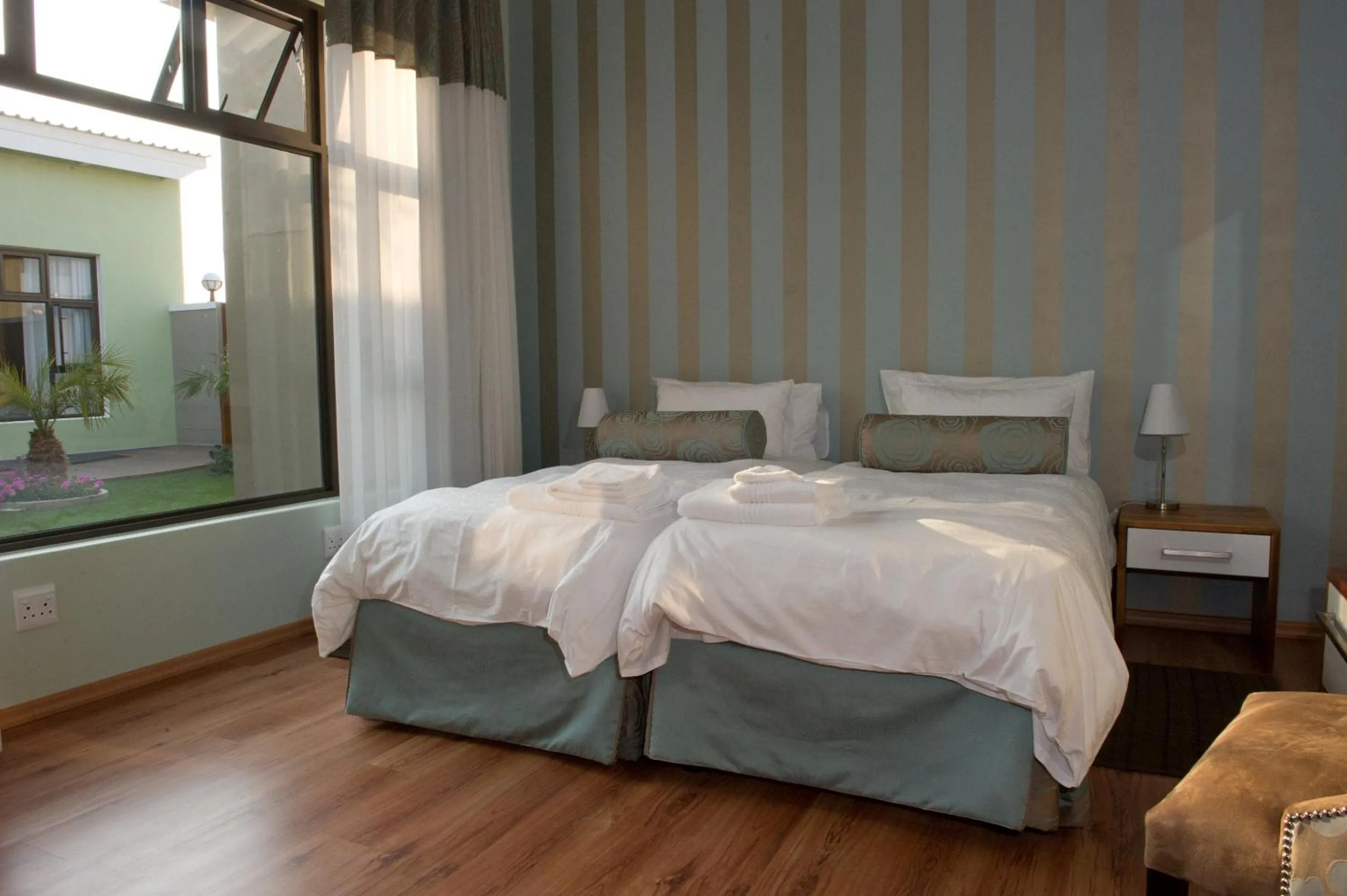 Bed in Namib Guesthouse