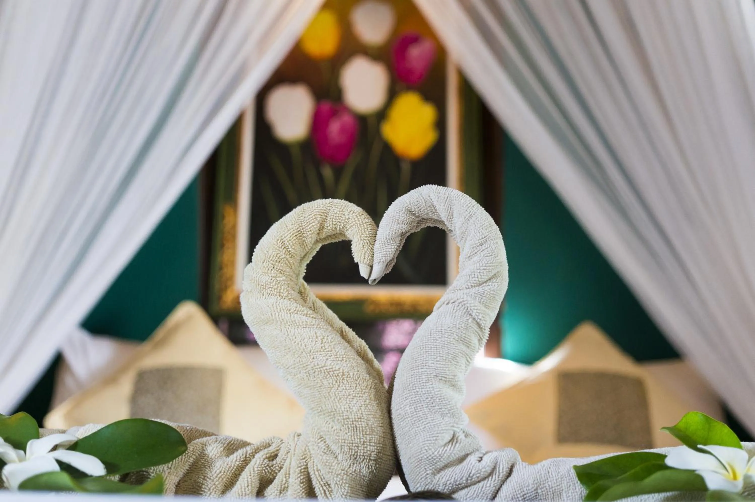 Bedroom in Nanuk's Bungalows