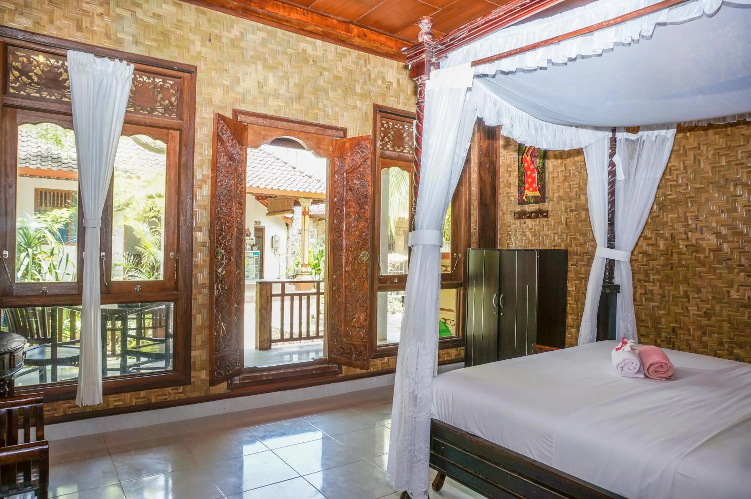 Bedroom, Bed in Bungalow No 7