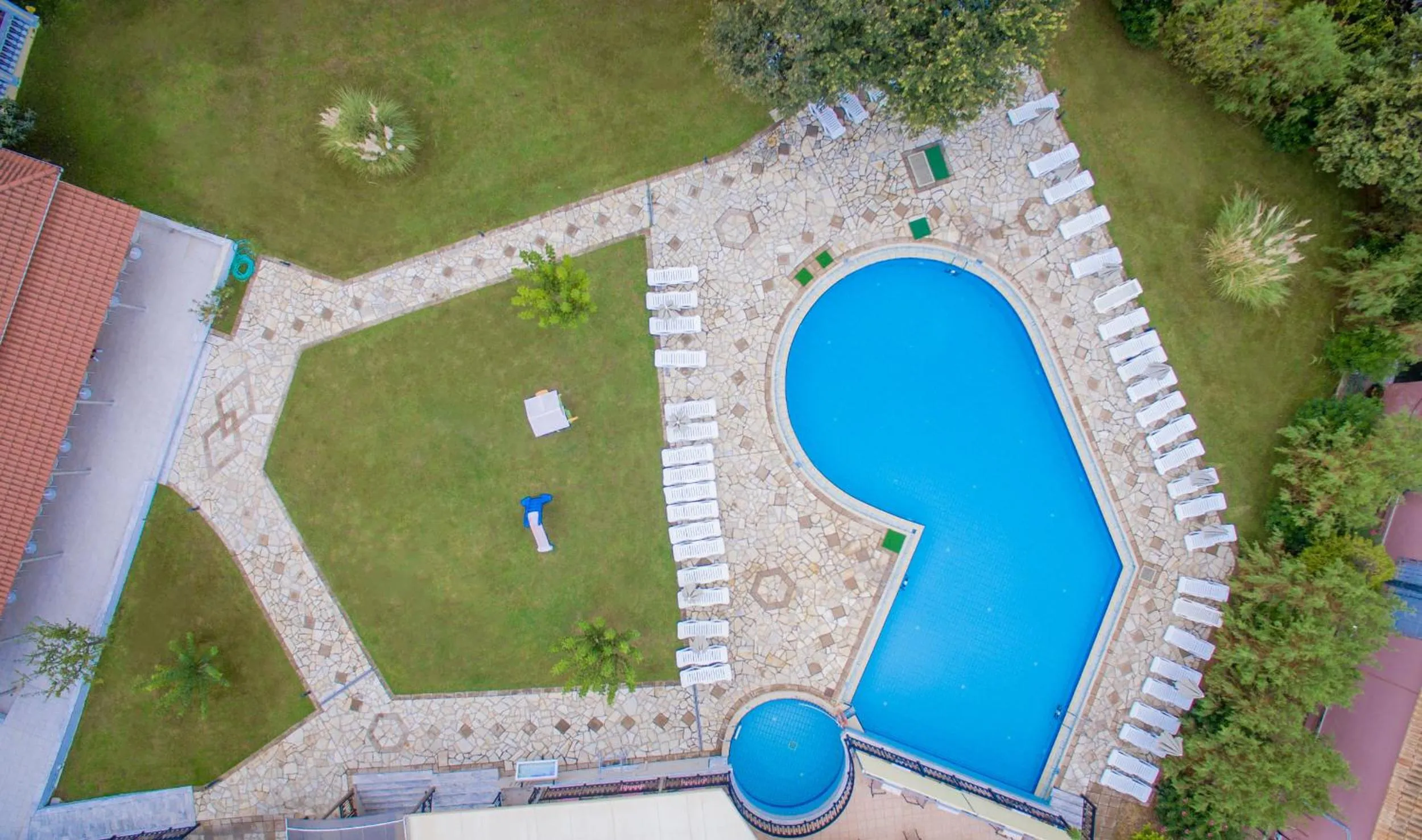Bird's eye view in Hotel Palmyra
