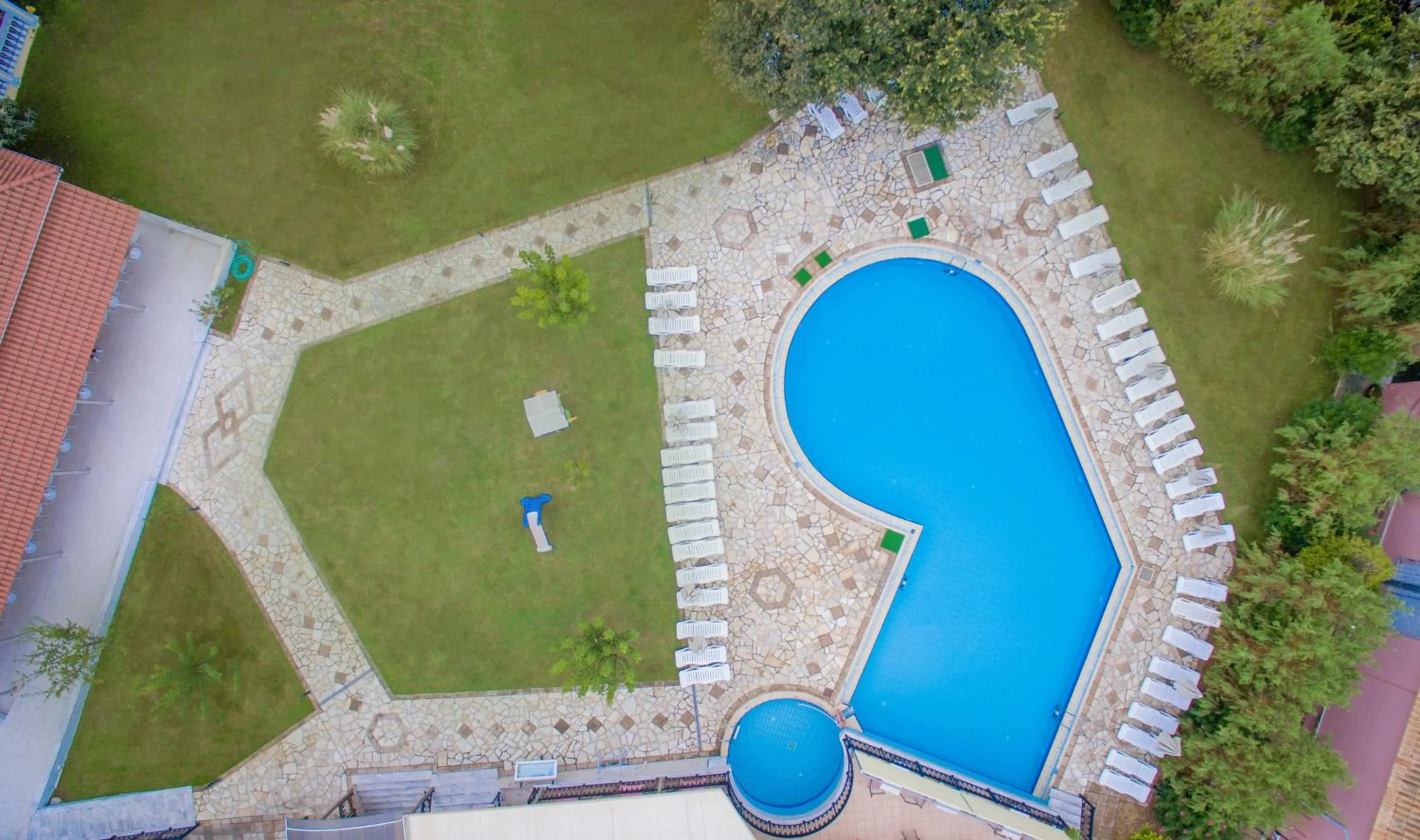Bird's eye view in Hotel Palmyra