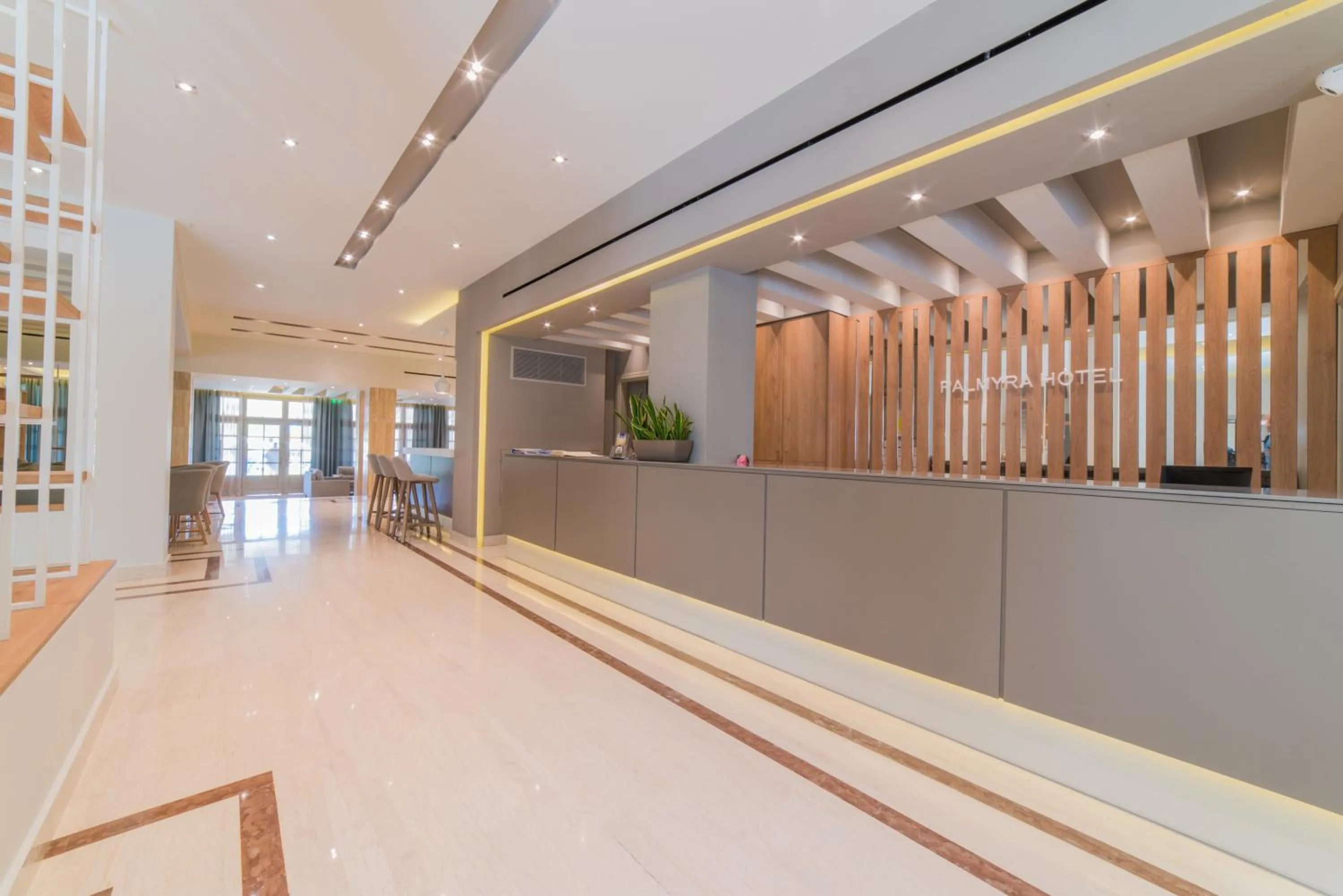 Lobby or reception in Hotel Palmyra