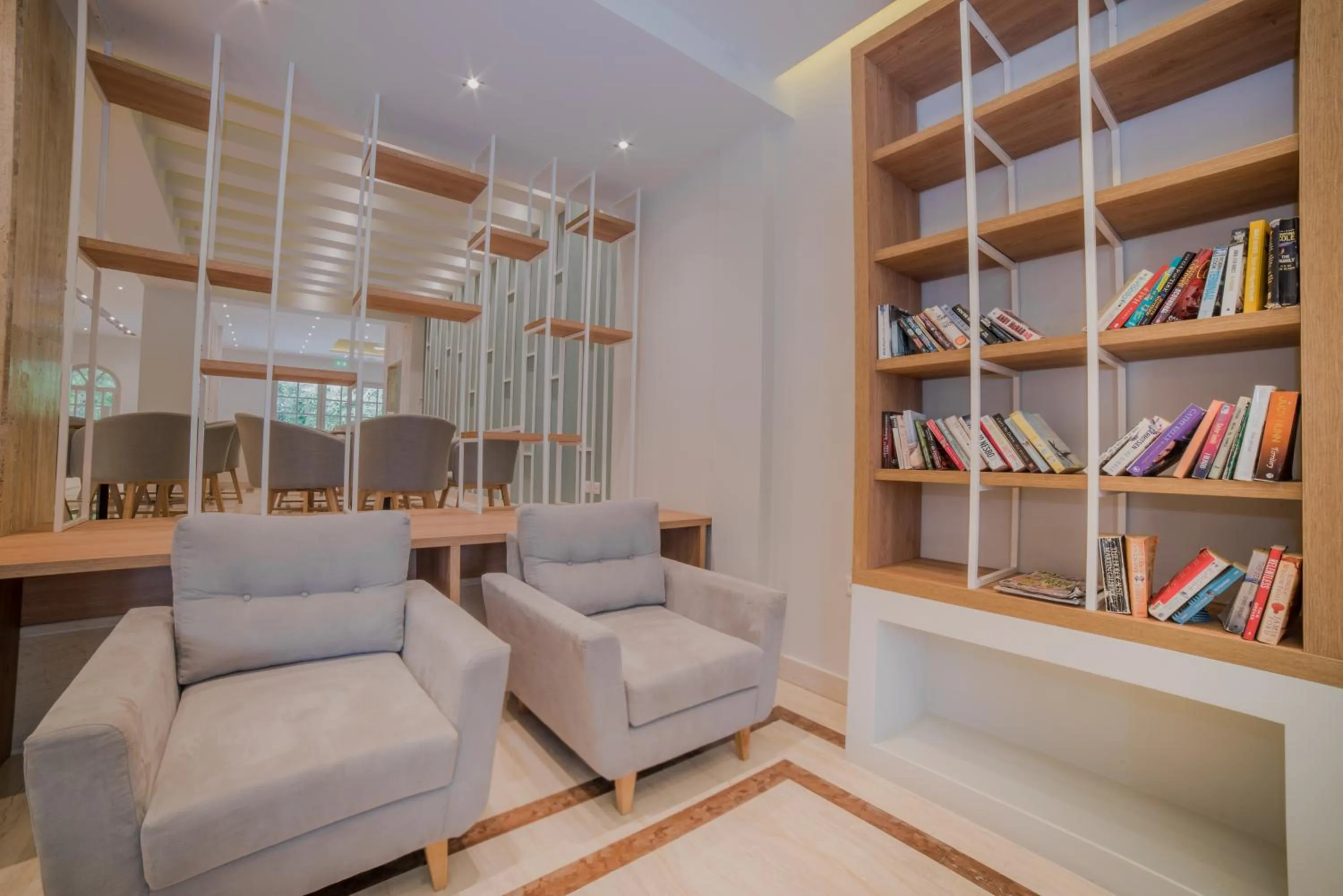 Communal lounge/ TV room in Hotel Palmyra