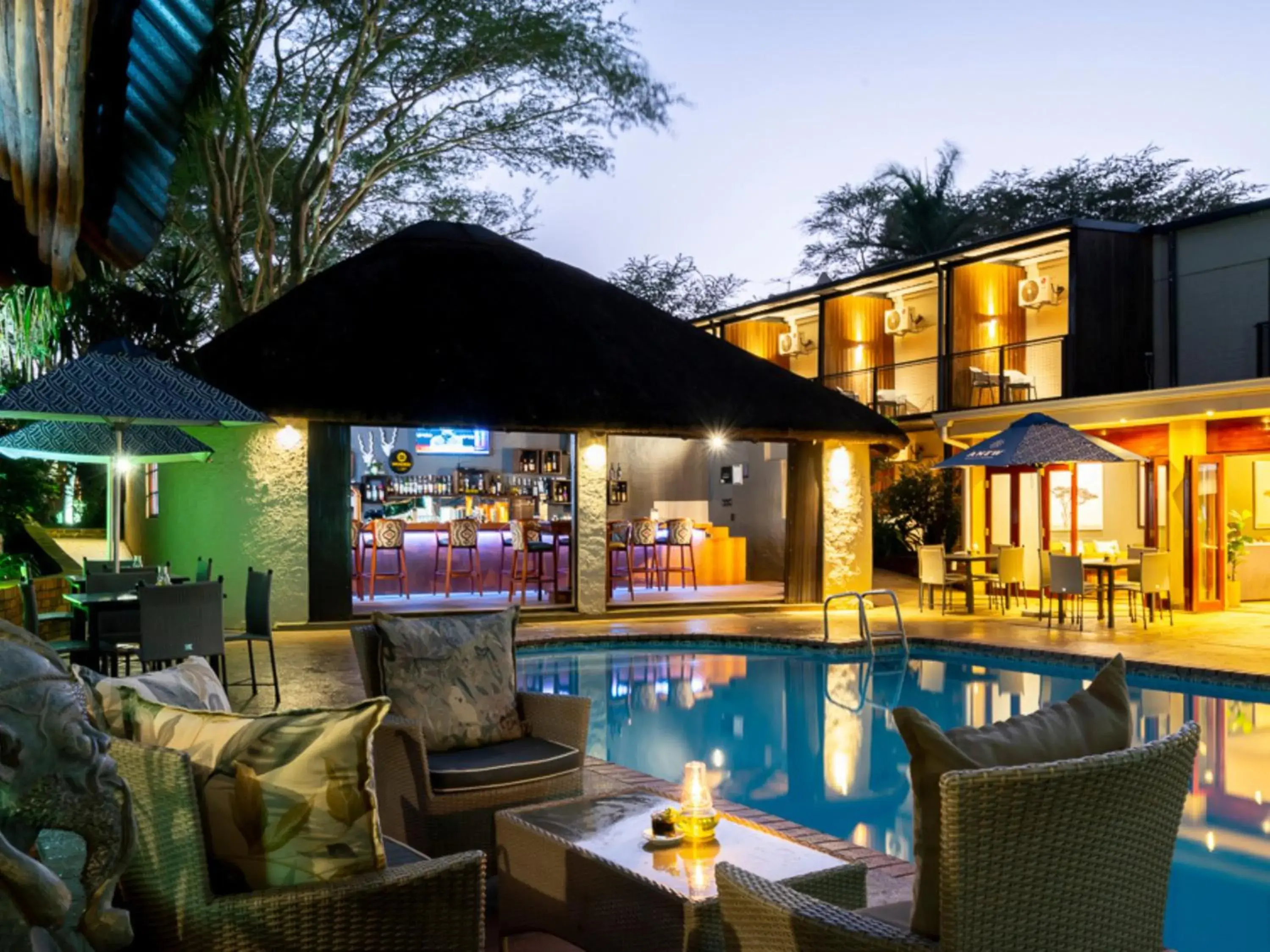 Pool view in ANEW Hotel Hluhluwe Pool view in ANEW Hotel Hluhluwe