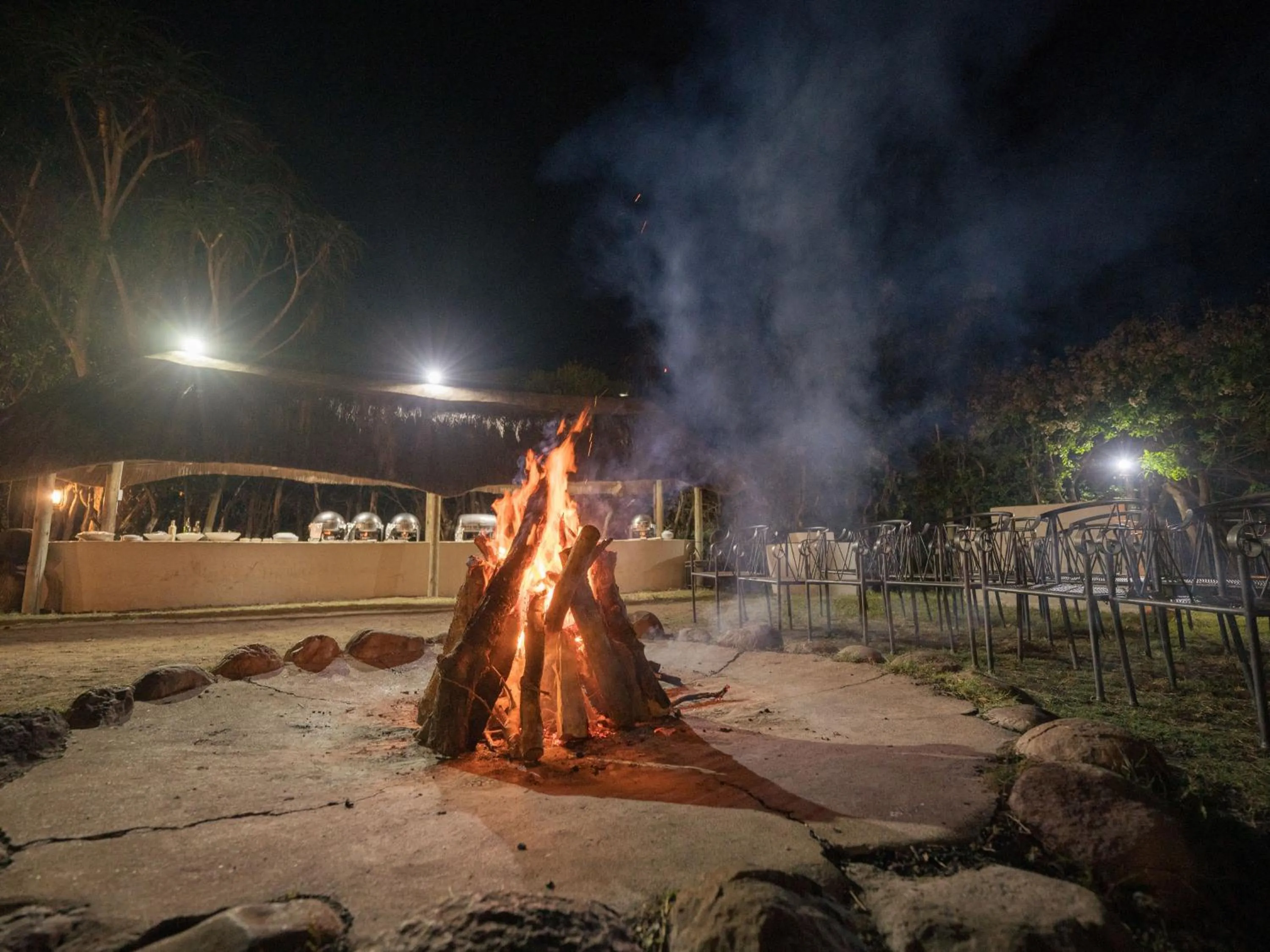 fireplace in ANEW Hotel Hluhluwe
