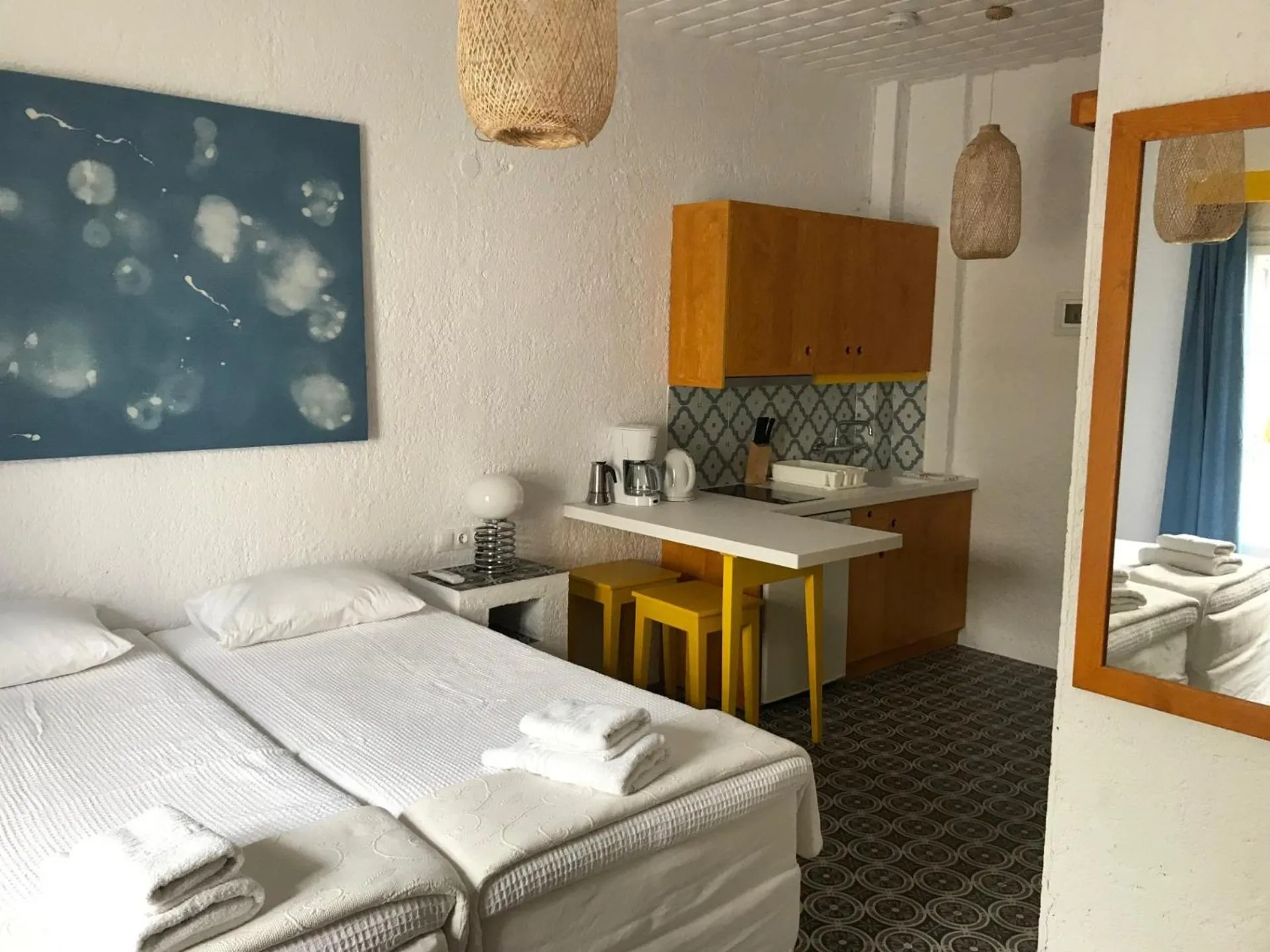 Bedroom, Bed in Manolis' House