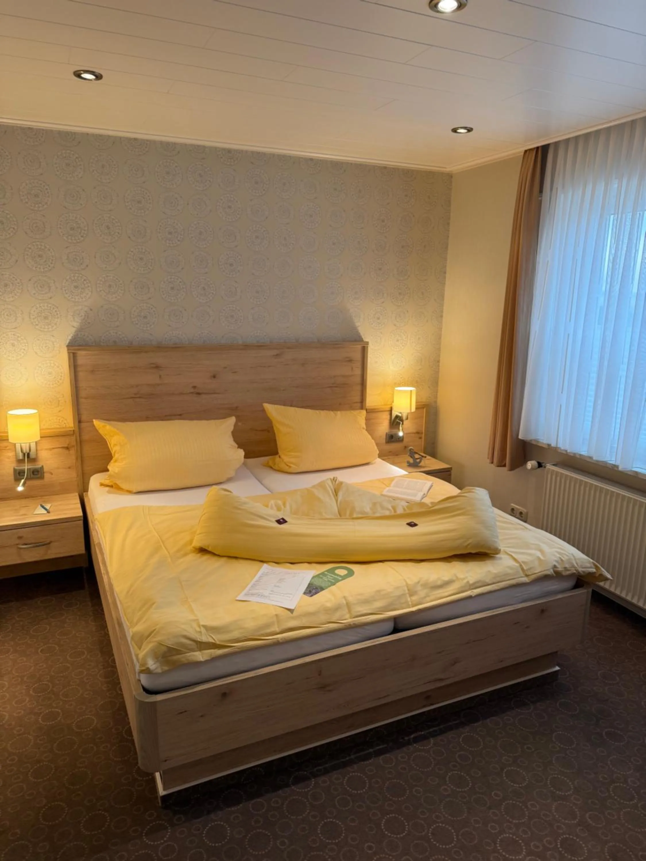 Bed in Hotel Peters