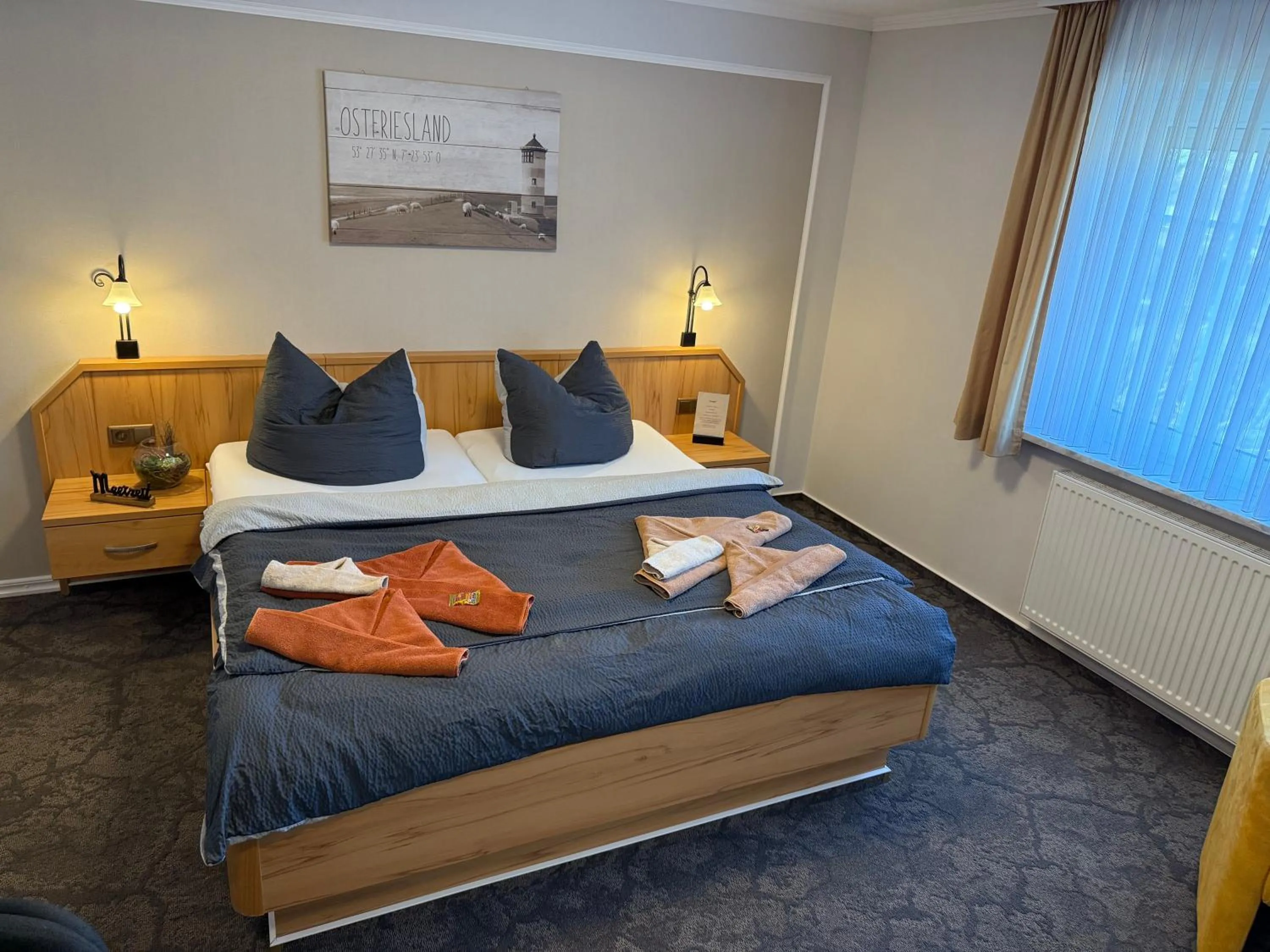 Bed in Hotel Peters