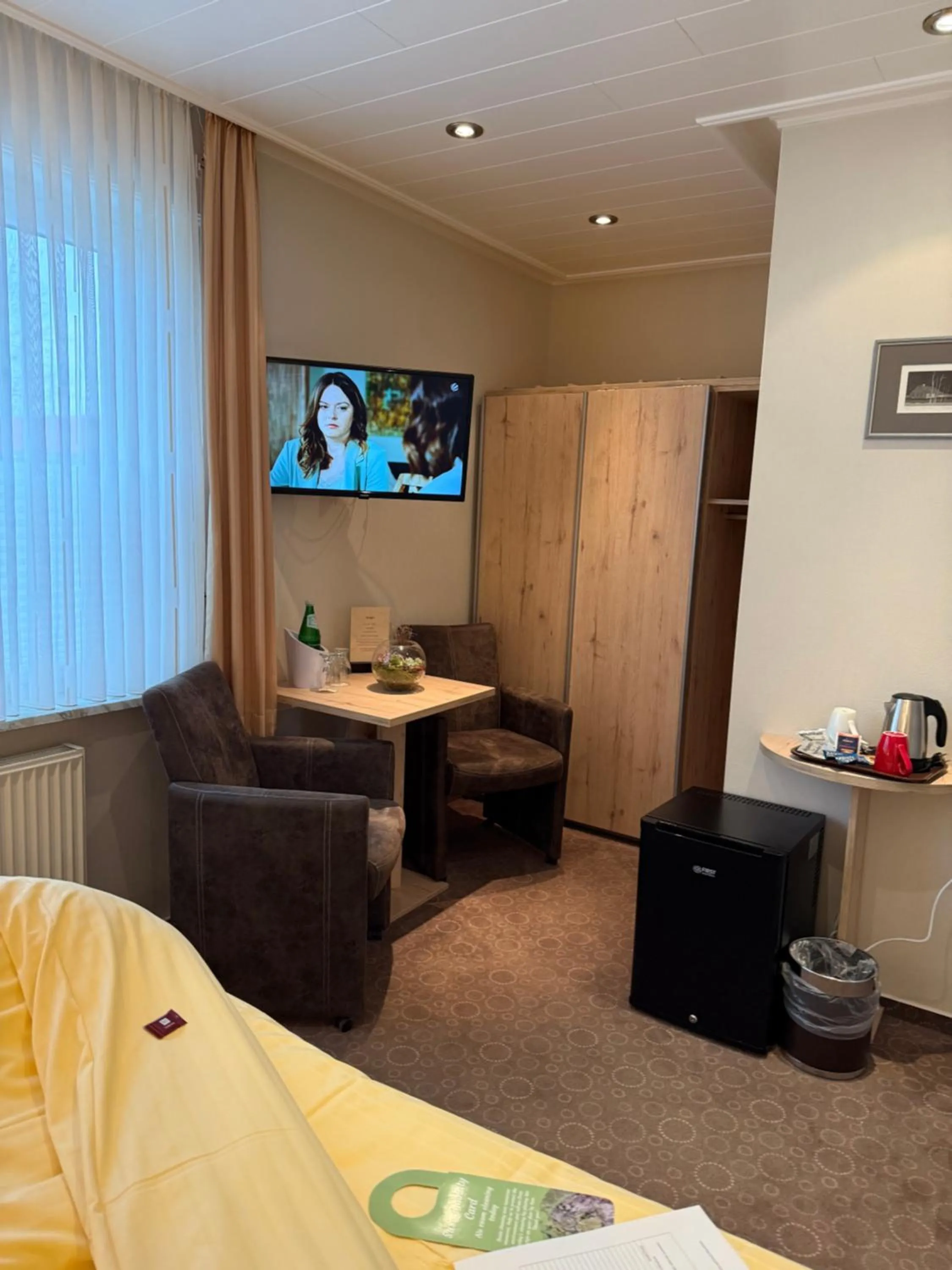 Bed in Hotel Peters