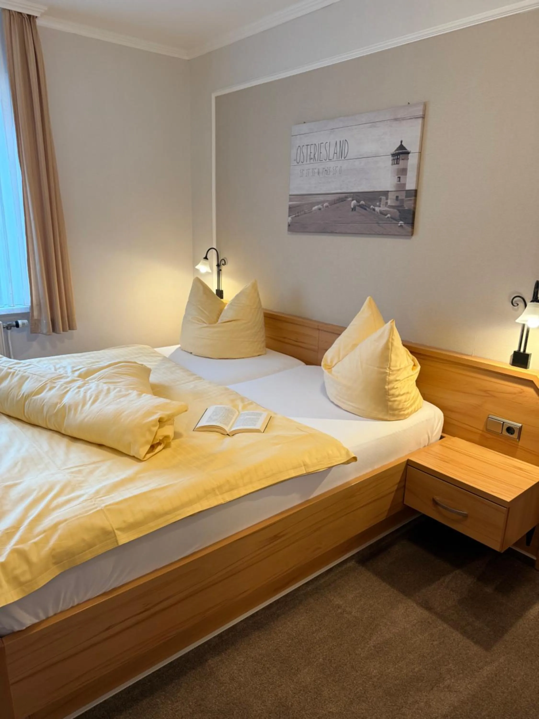 Bed in Hotel Peters