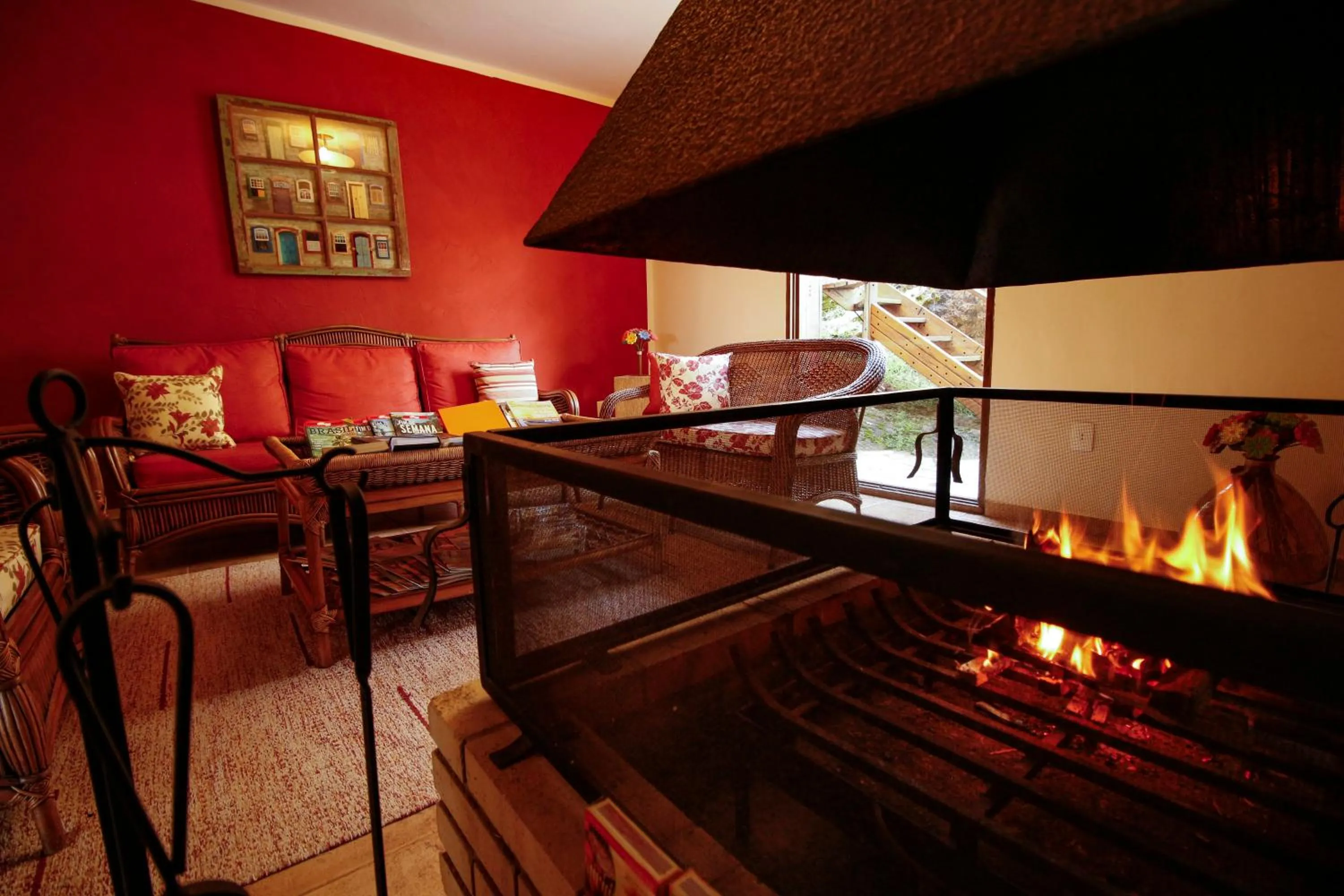 Living room in Pousada Ahavanoah