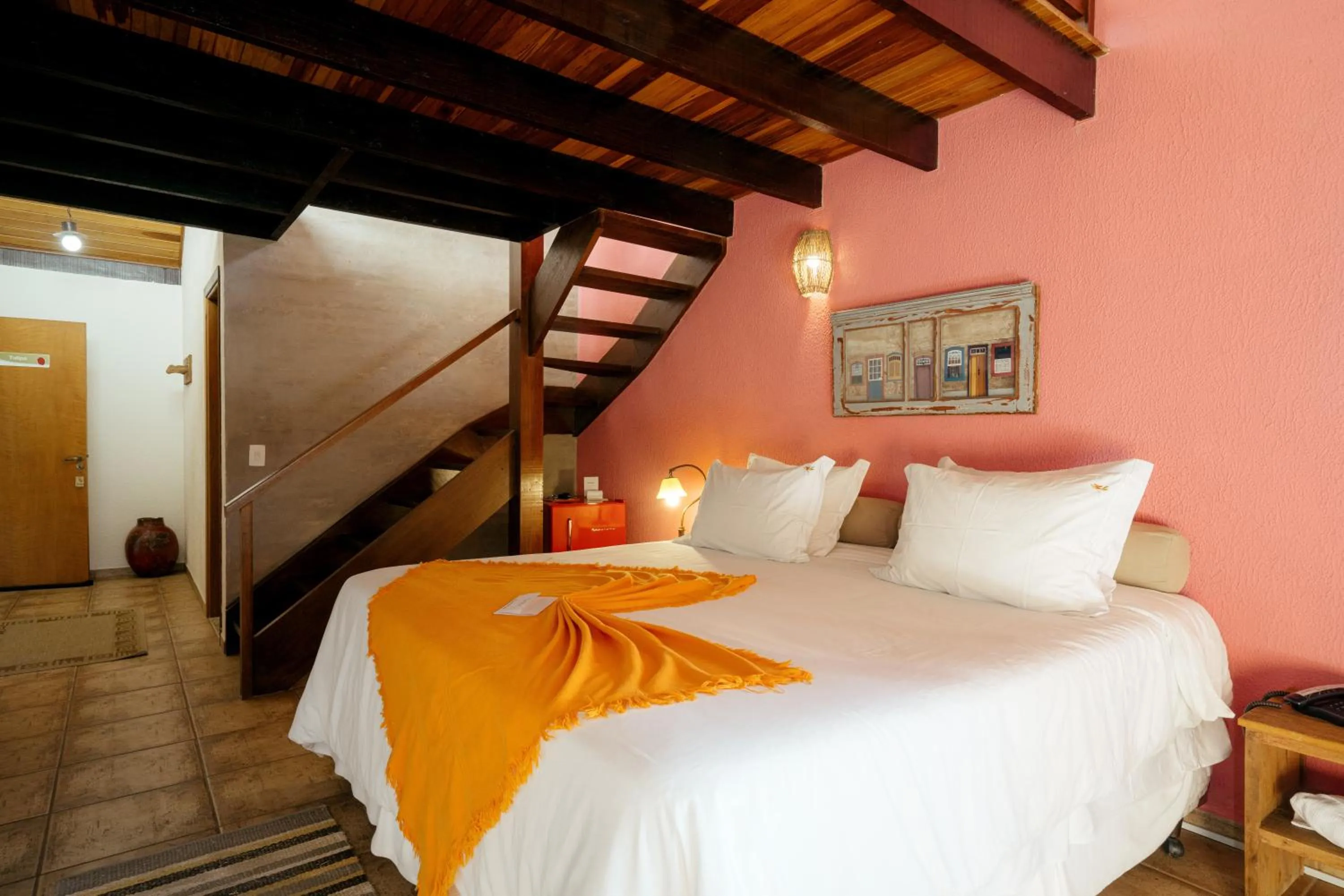 Bed in Pousada Ahavanoah