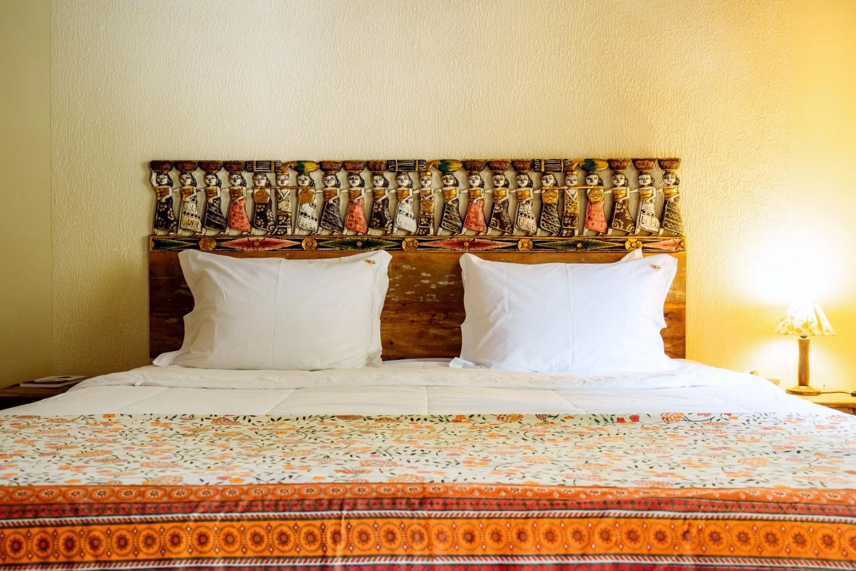 Bed in Pousada Ahavanoah